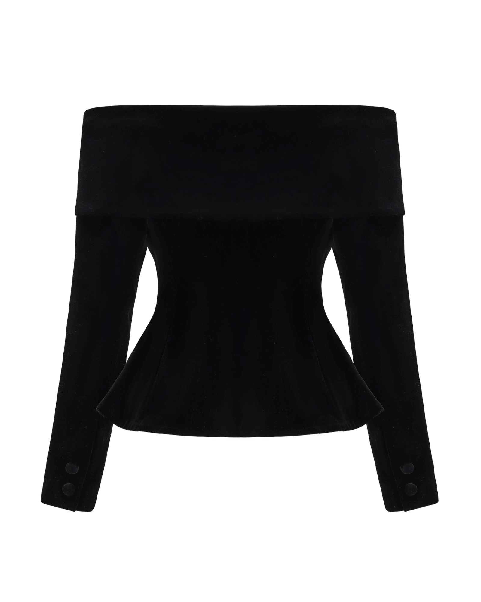 Blaire Velvet Top (Black) made by Nana Jacqueline