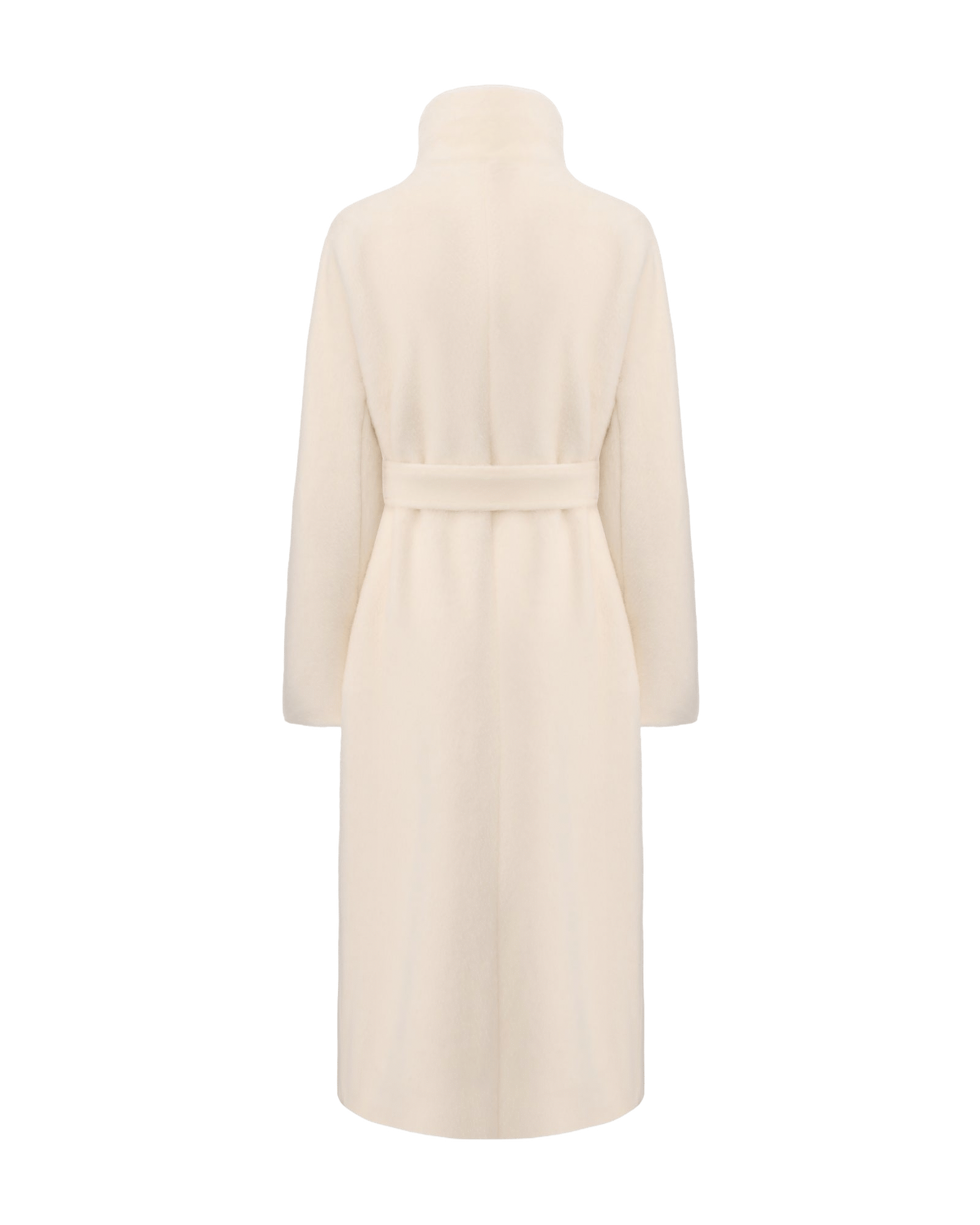 Audrey Long Coat (Off-white) made by Nana Jacqueline