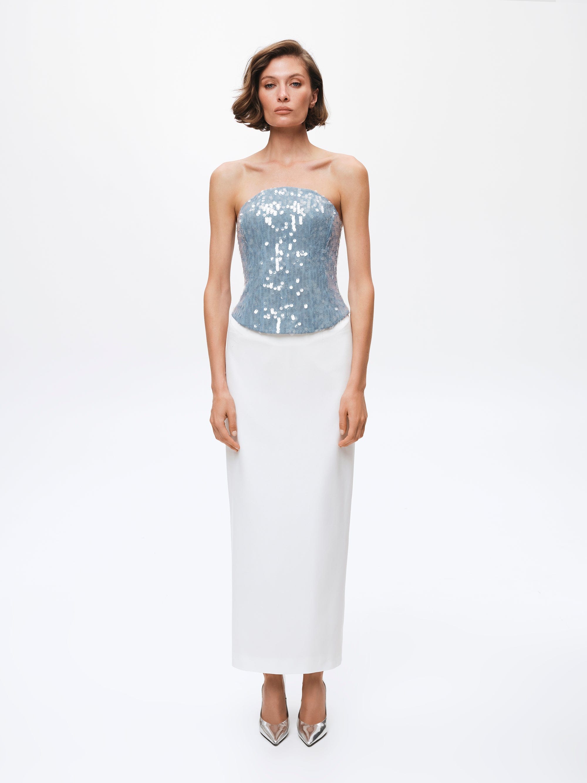 Maxi Skirt With Round Waistband made by Gasanova