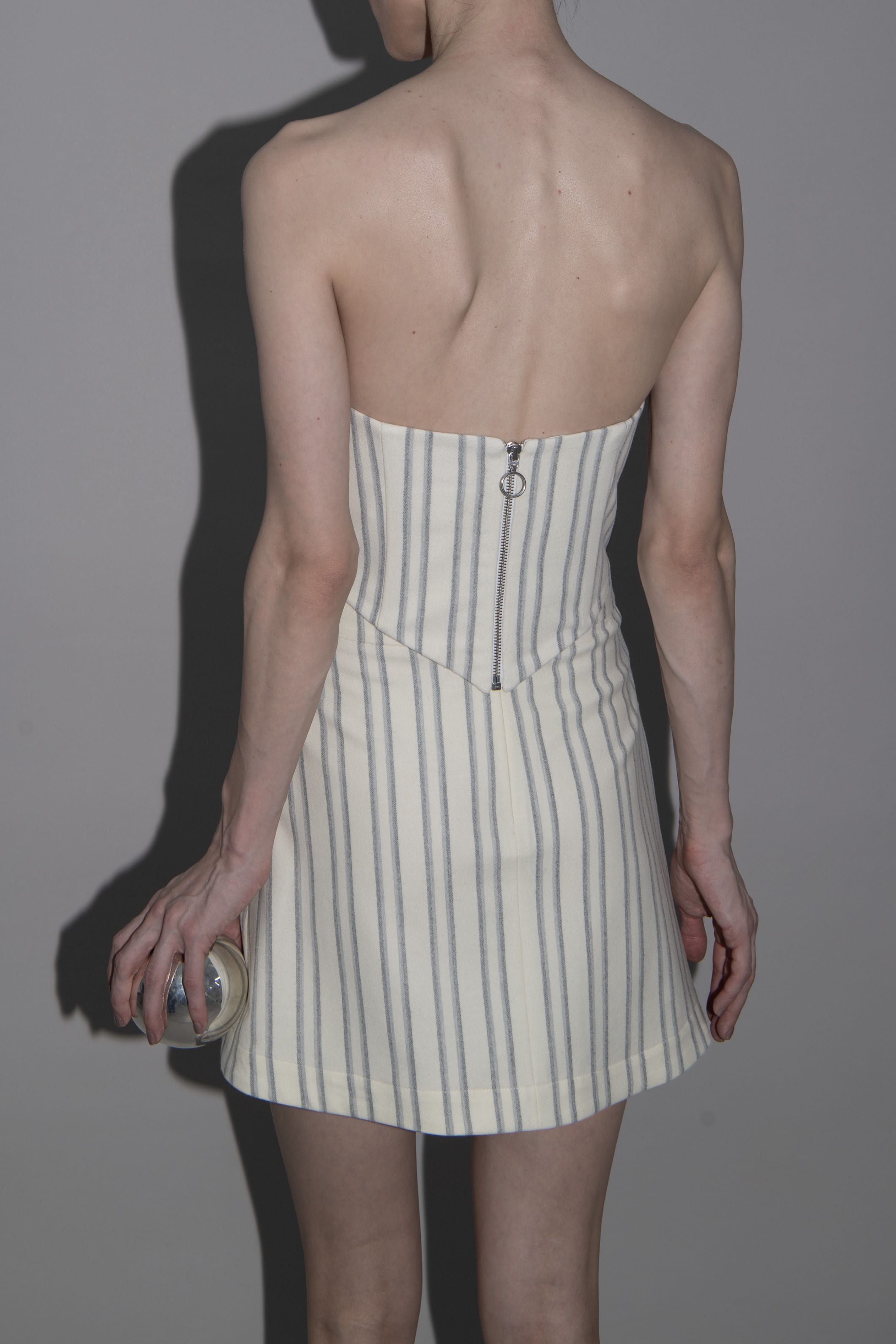 merino skirt in Beige made by Vestiaire d'un Oiseau Libre