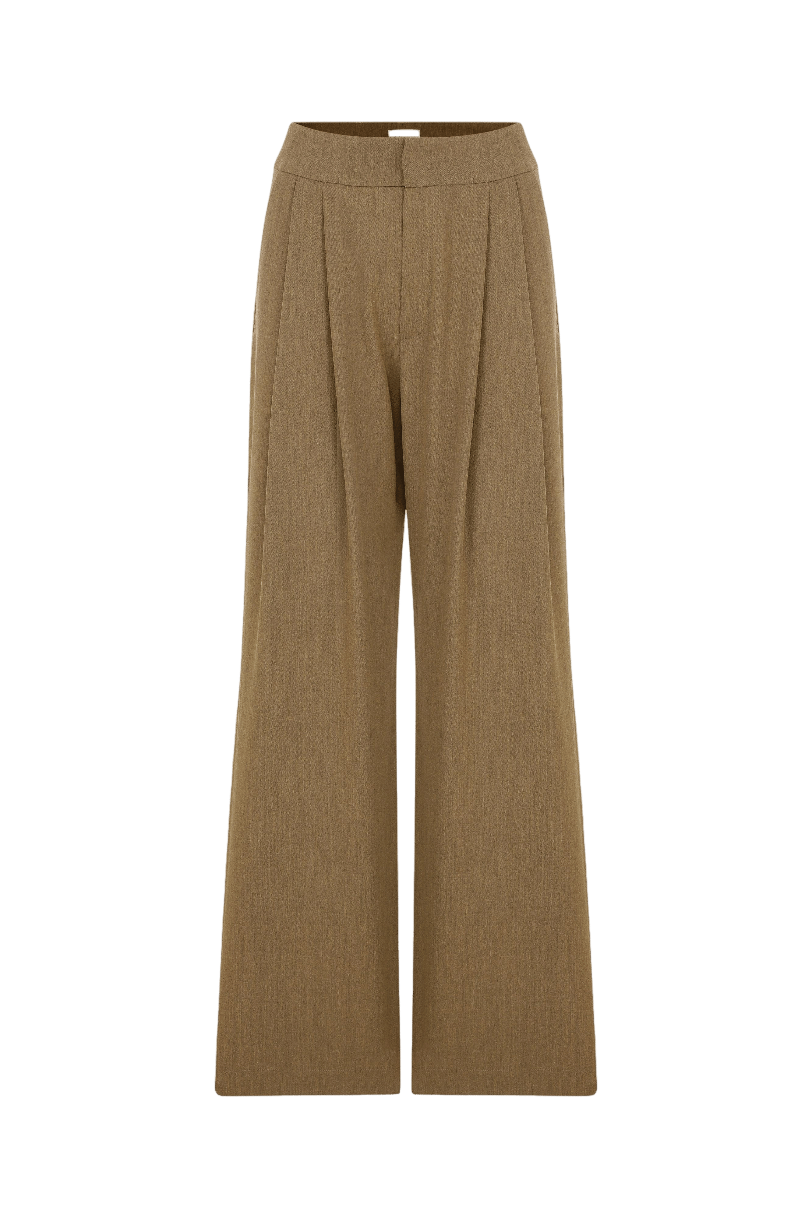 Tina Trousers In Khaki in Green made by Nazli Ceren
