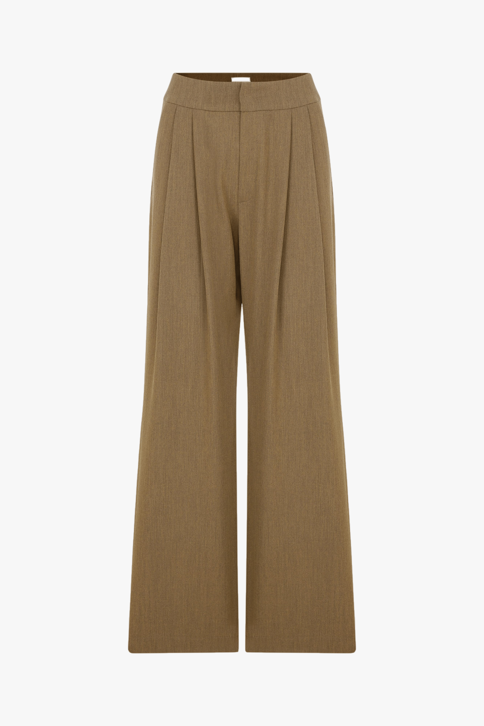 Tina Trousers In Khaki in Green made by Nazli Ceren