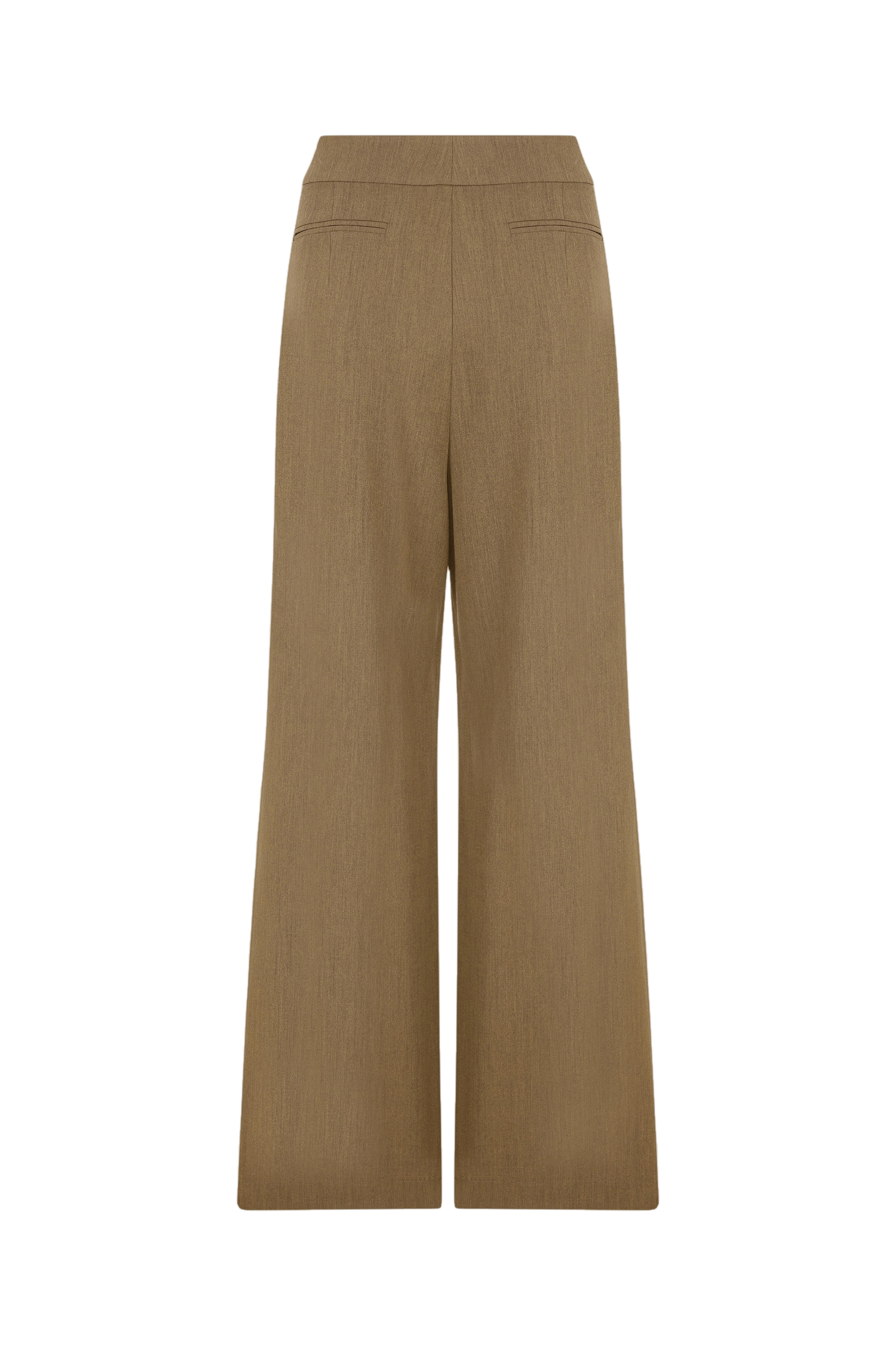 Tina Trousers In Khaki in Green made by Nazli Ceren