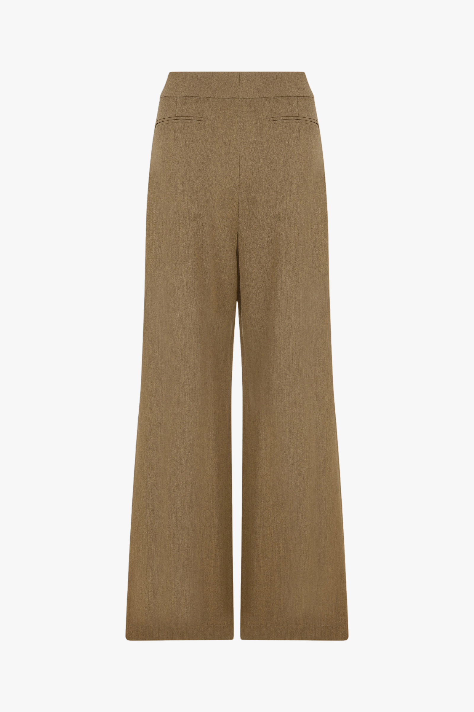 Tina Trousers In Khaki in Green made by Nazli Ceren