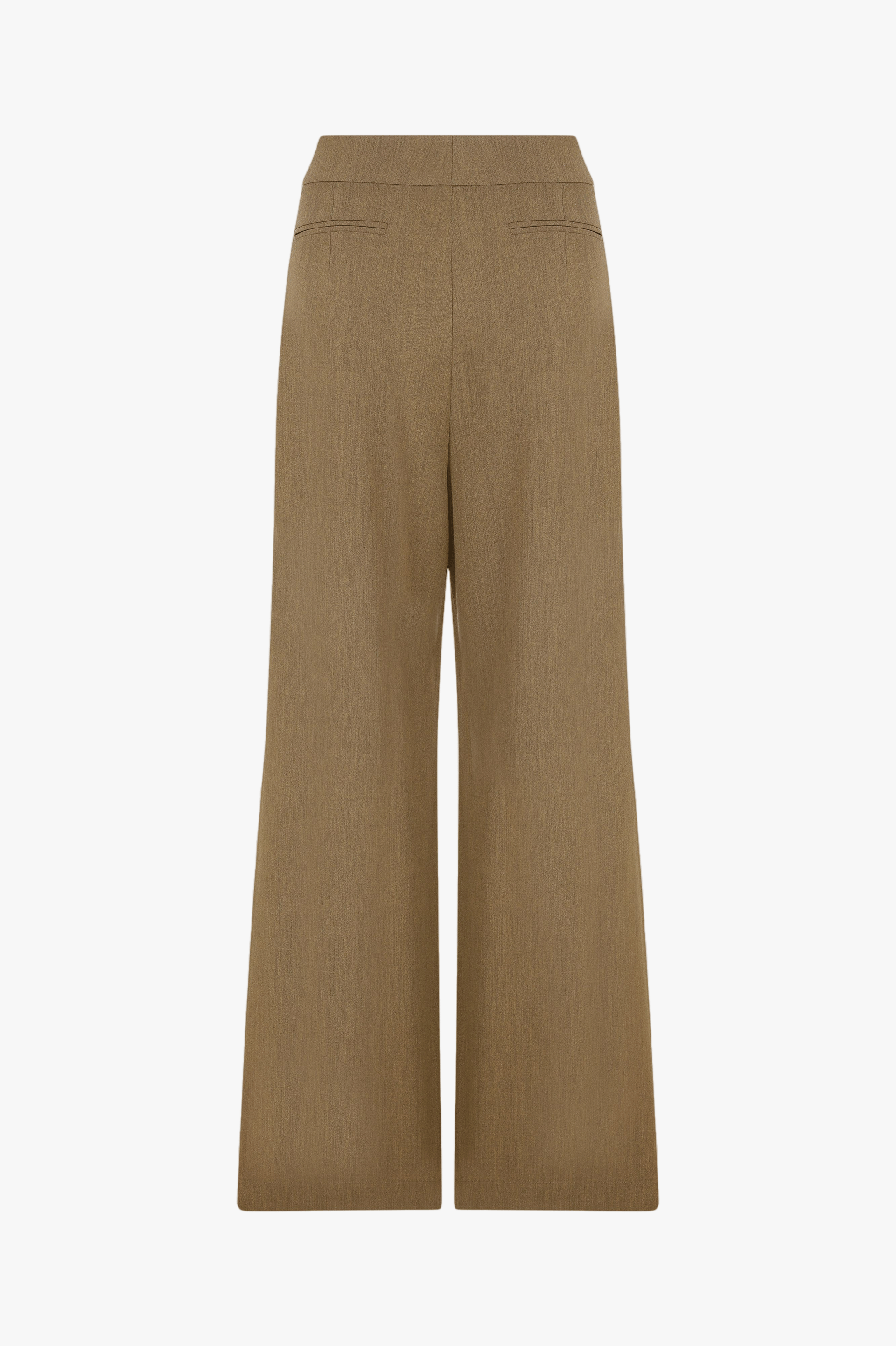 Tina Trousers In Khaki in Green made by Nazli Ceren