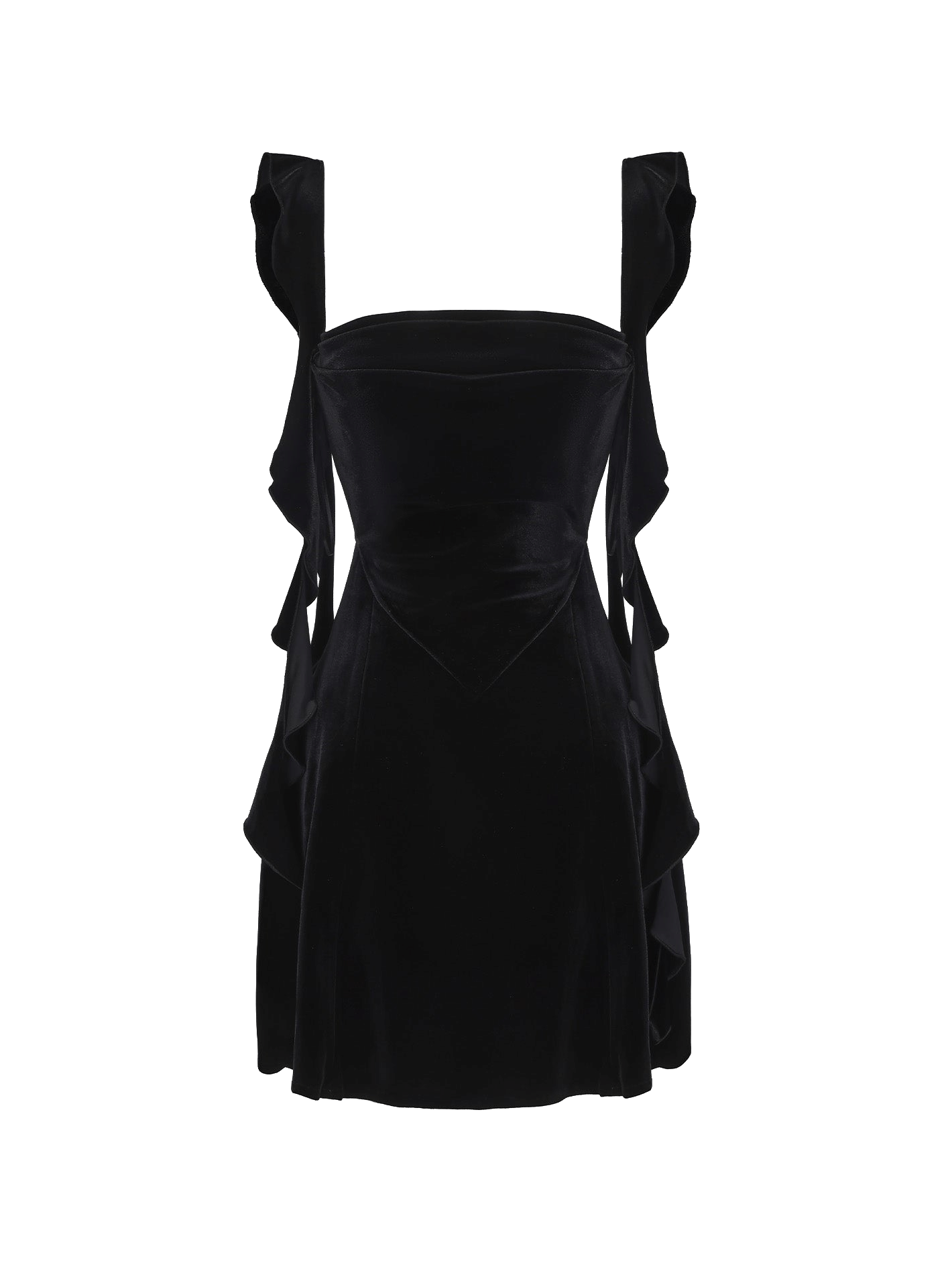 Karina Velvet Dress (Black) made by Nana Jacqueline