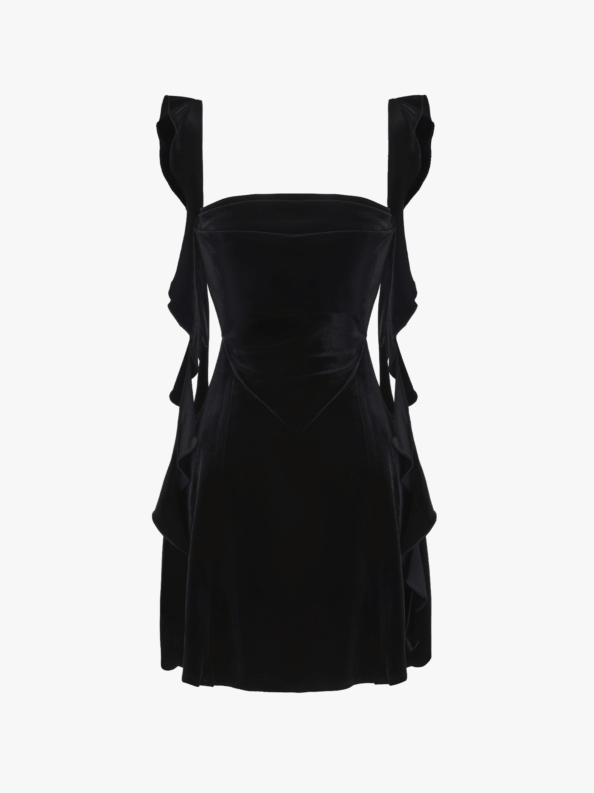 Karina Velvet Dress (Black) made by Nana Jacqueline