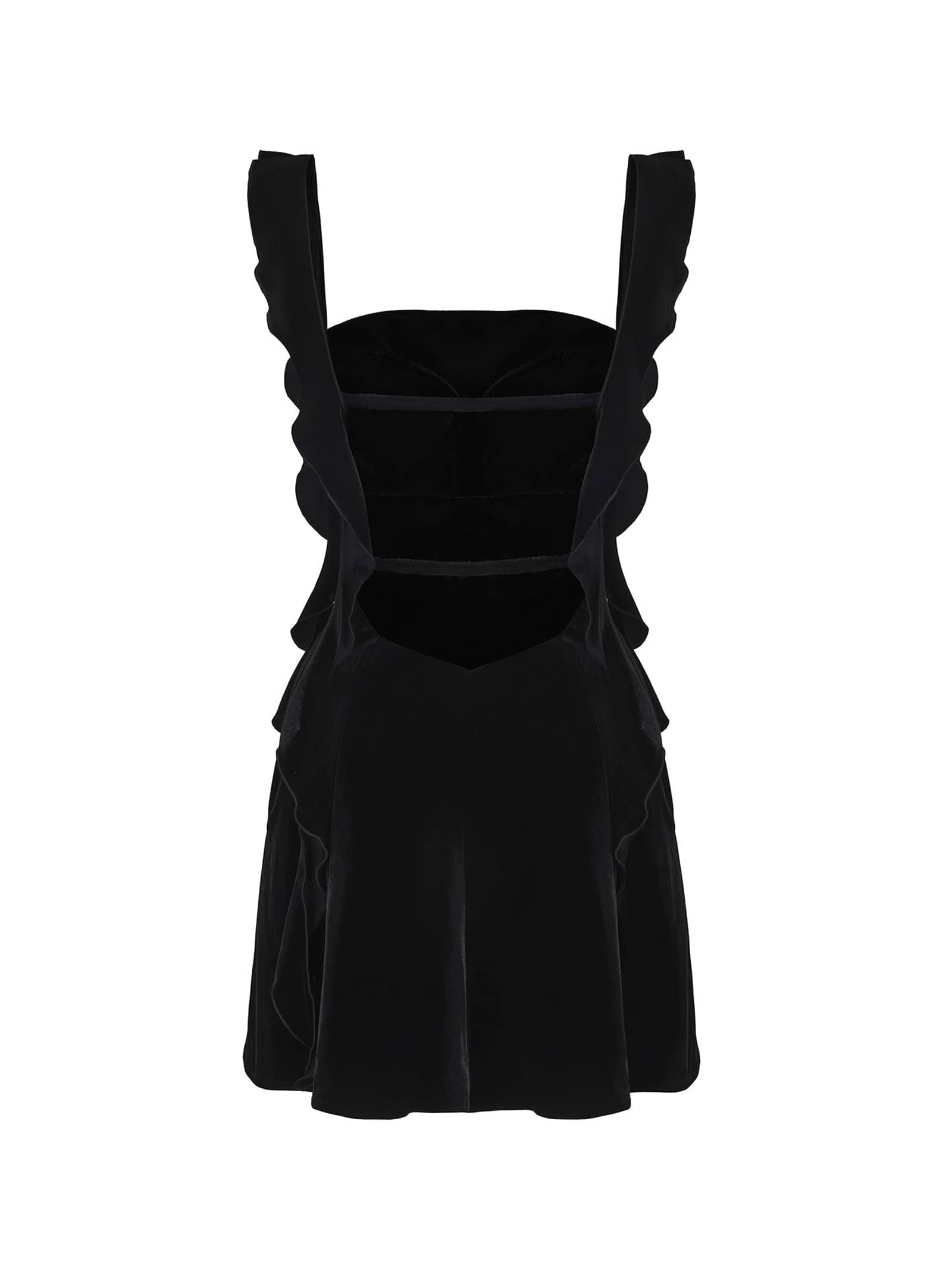 Karina Velvet Dress (Black) made by Nana Jacqueline