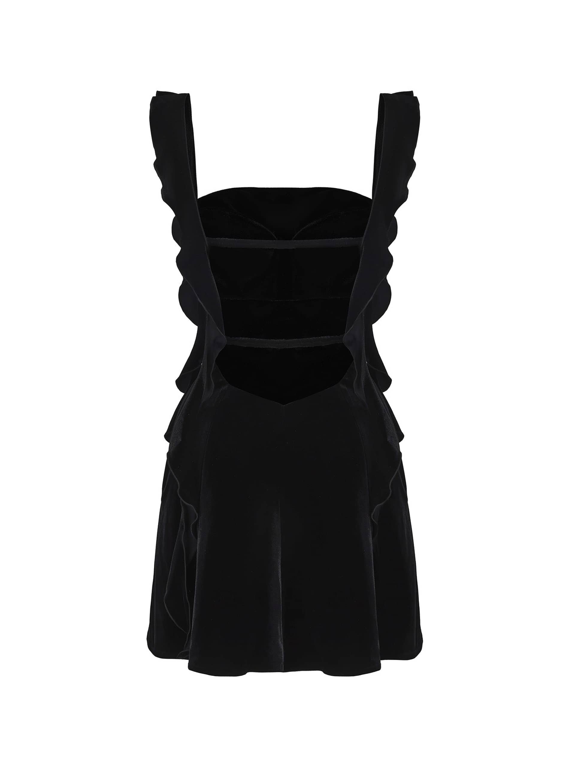 Karina Velvet Dress (Black) made by Nana Jacqueline