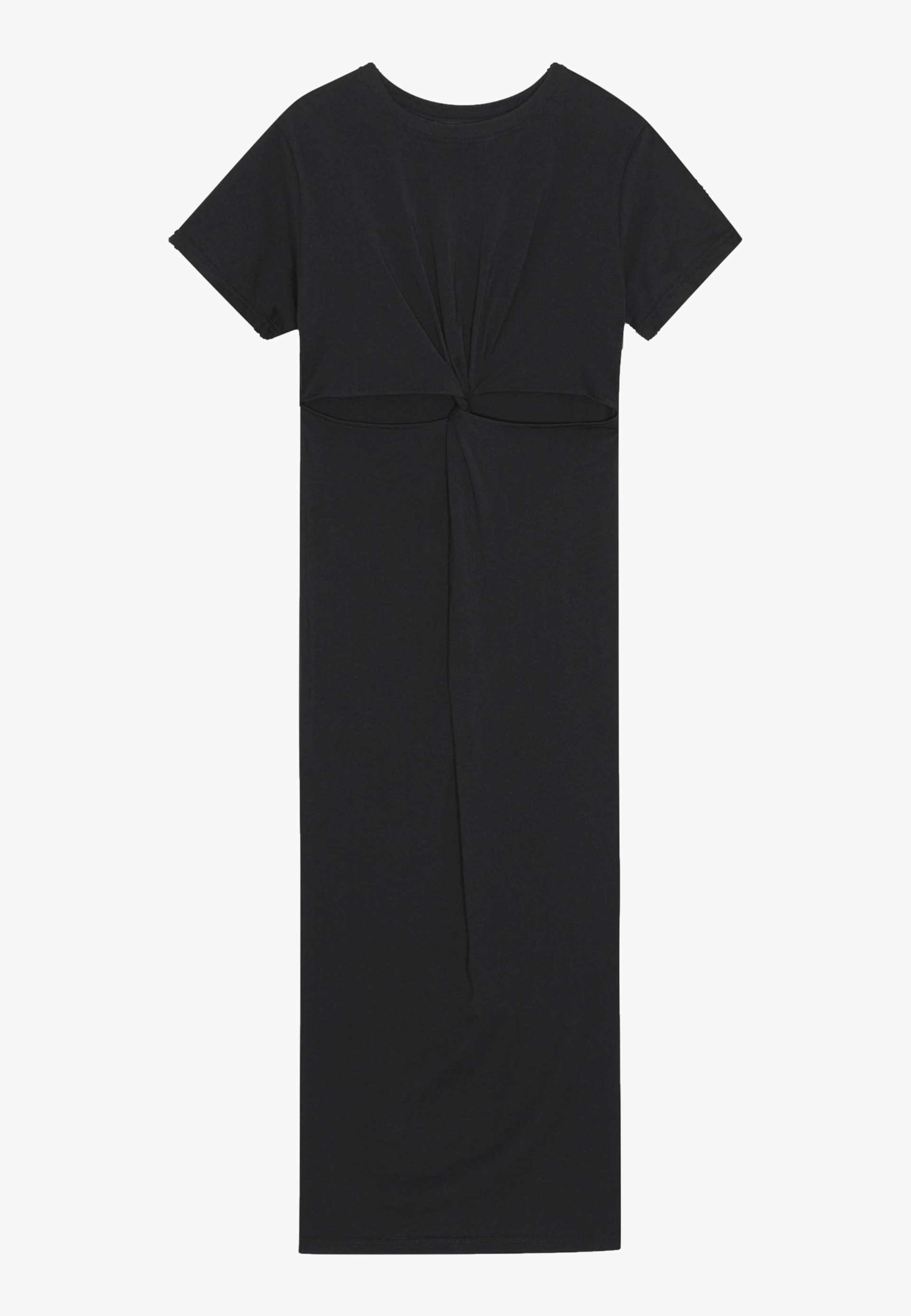 Zach T-shirt Dress - Black in Black made by HERSKIND