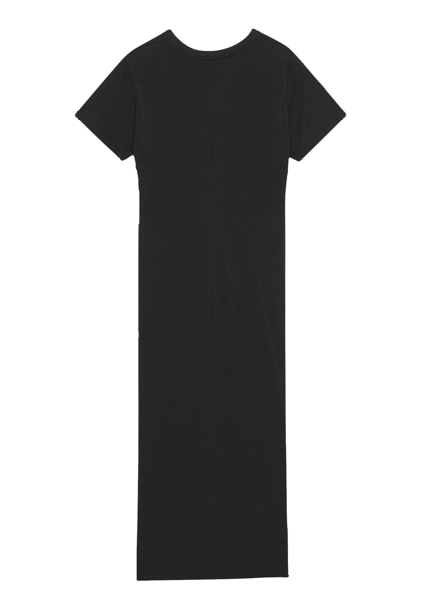 Zach T-shirt Dress - Black in Black made by HERSKIND