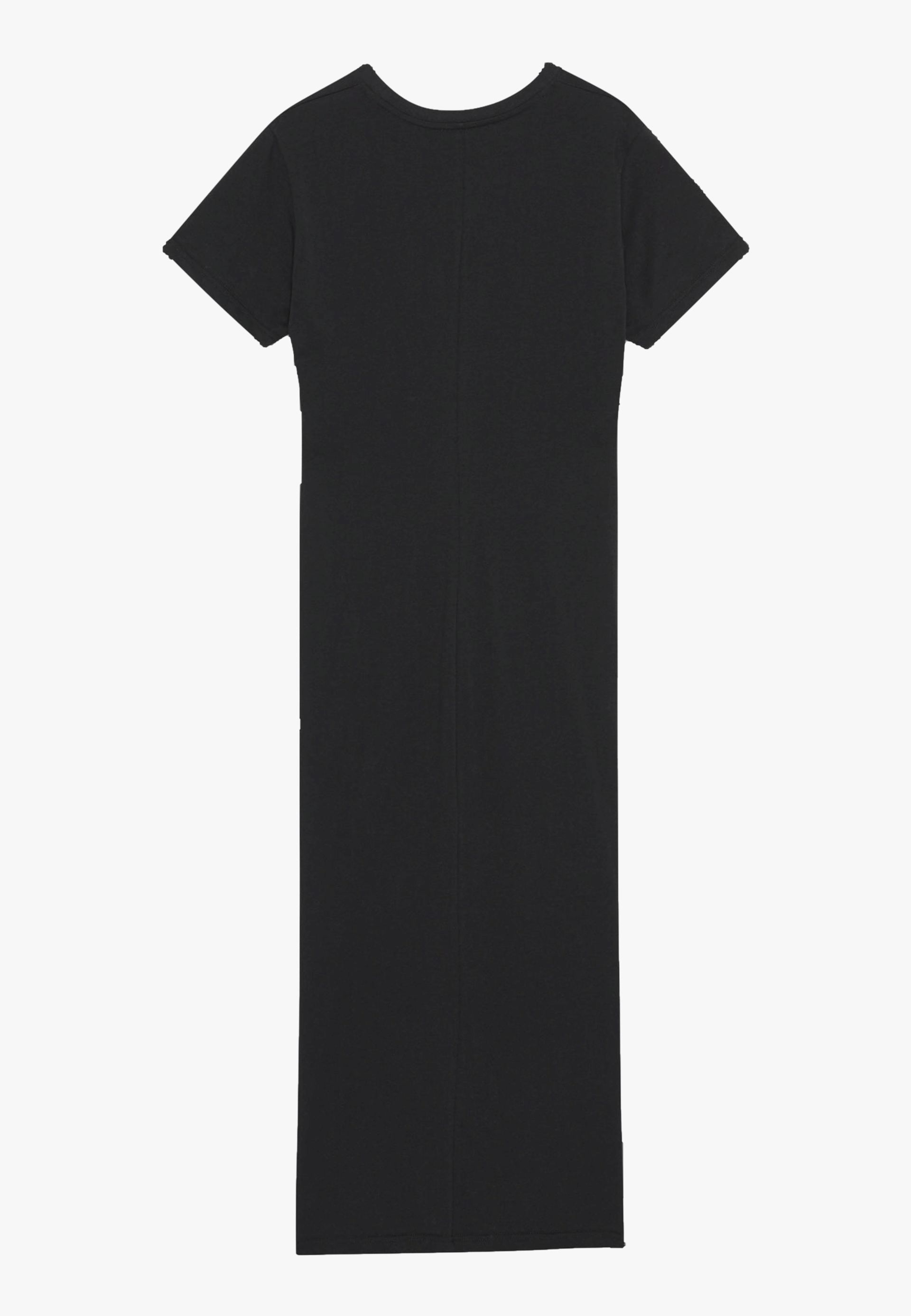 Zach T-shirt Dress - Black in Black made by HERSKIND