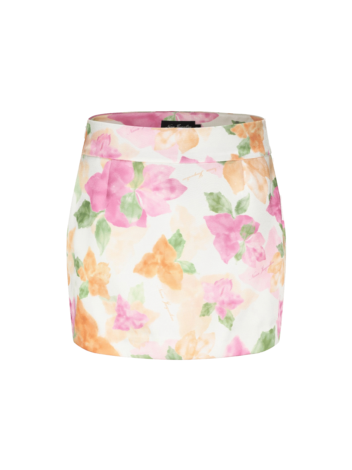 Emilia Satin Skirt (Floral) made by Nana Jacqueline