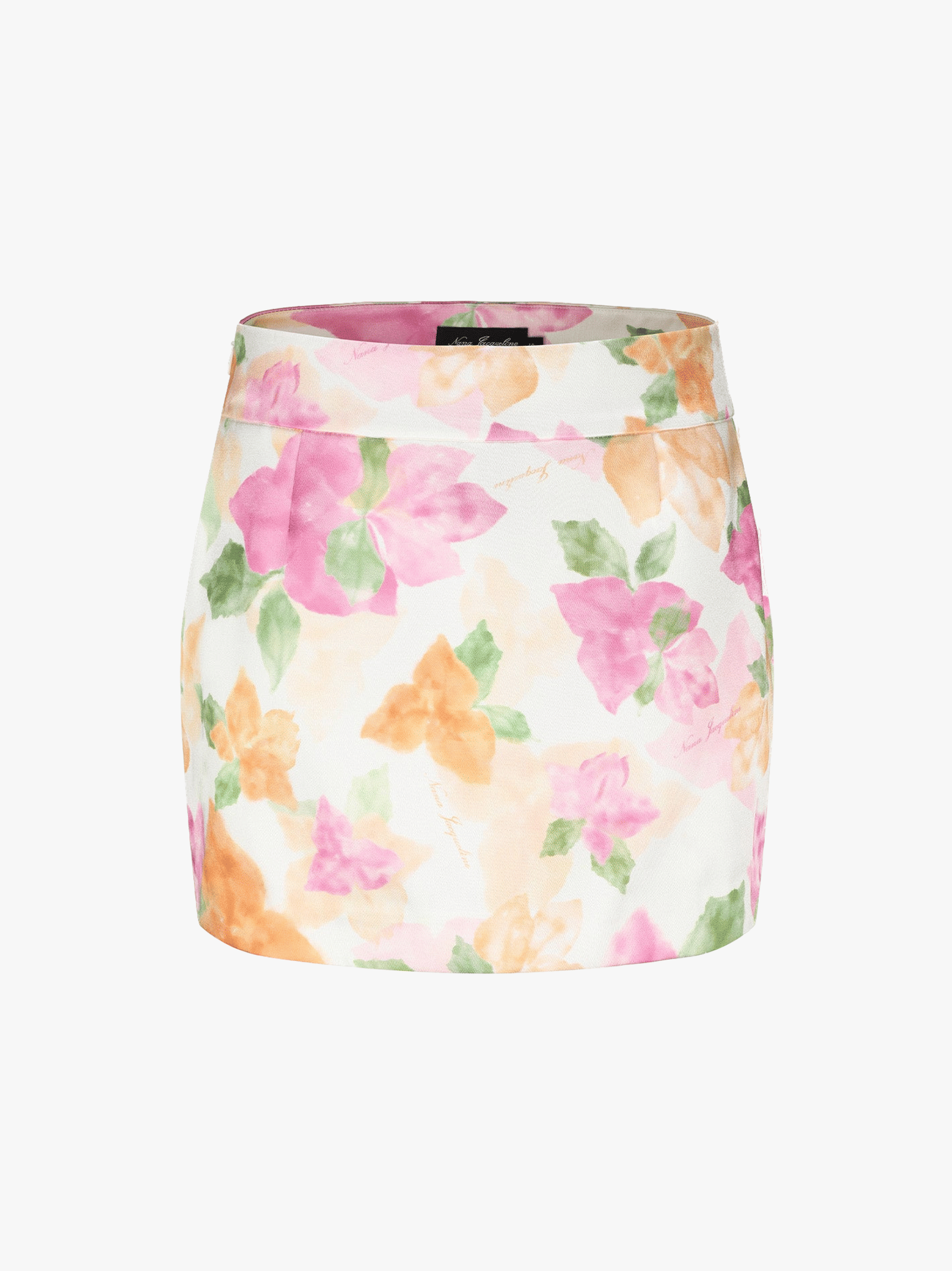 Emilia Satin Skirt (Floral) made by Nana Jacqueline