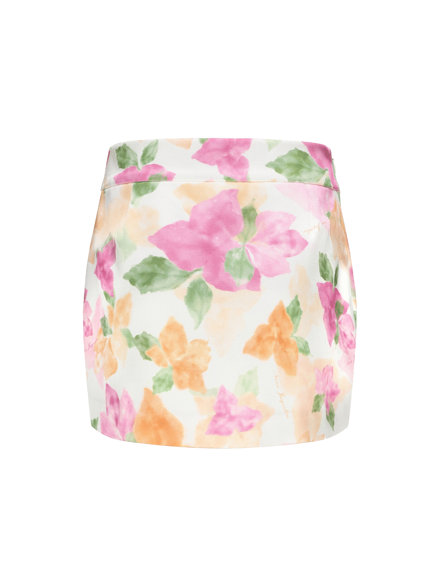 Emilia Satin Skirt (Floral) made by Nana Jacqueline