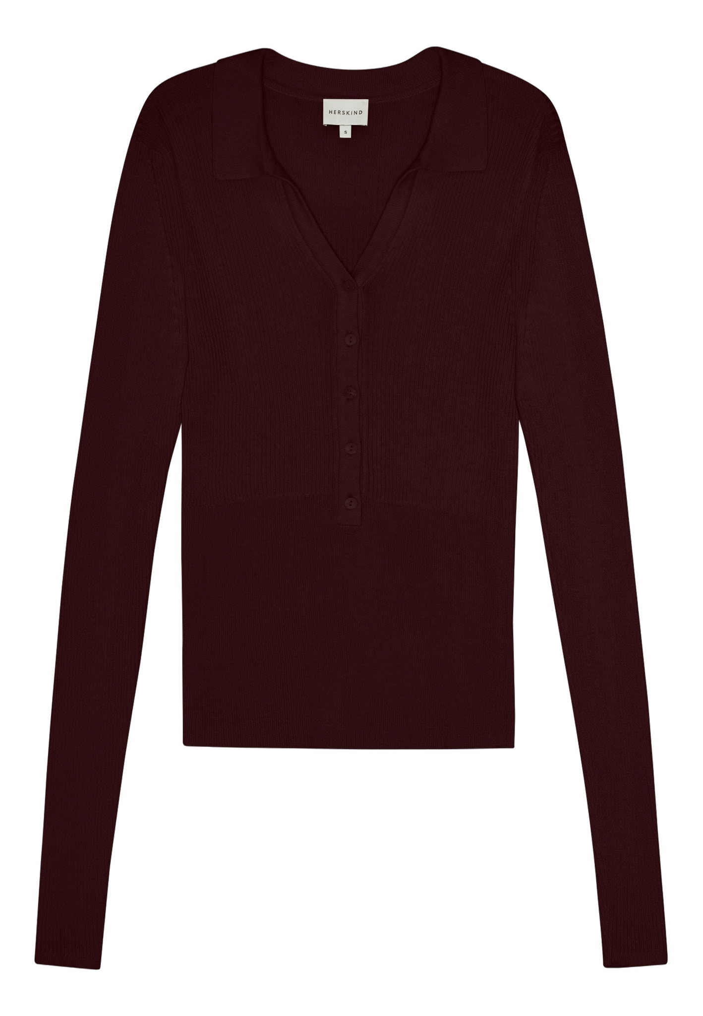 Finn Knit Blouse - Wine Red made by HERSKIND