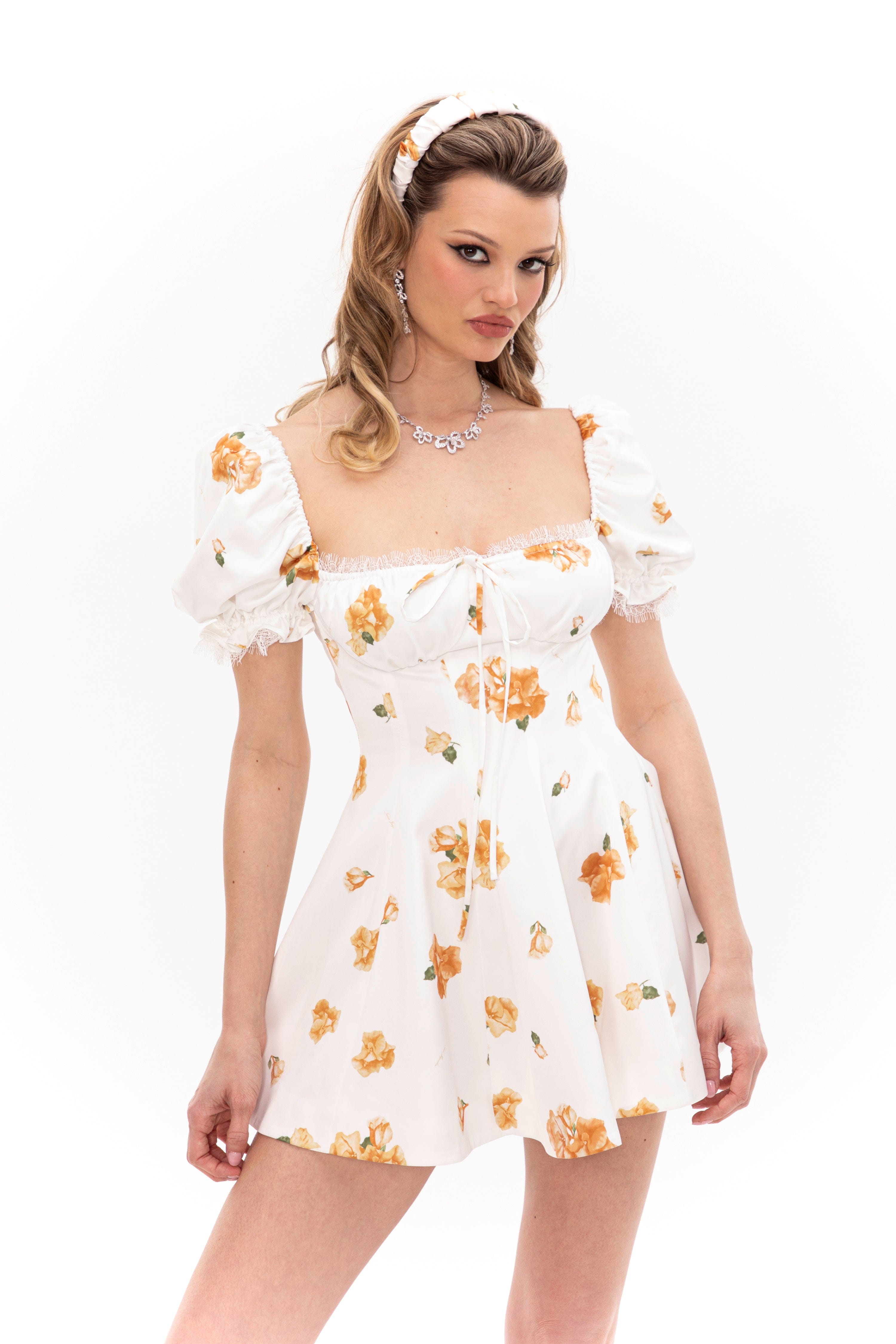 Theodora Dress (Floral) made by Nana Jacqueline