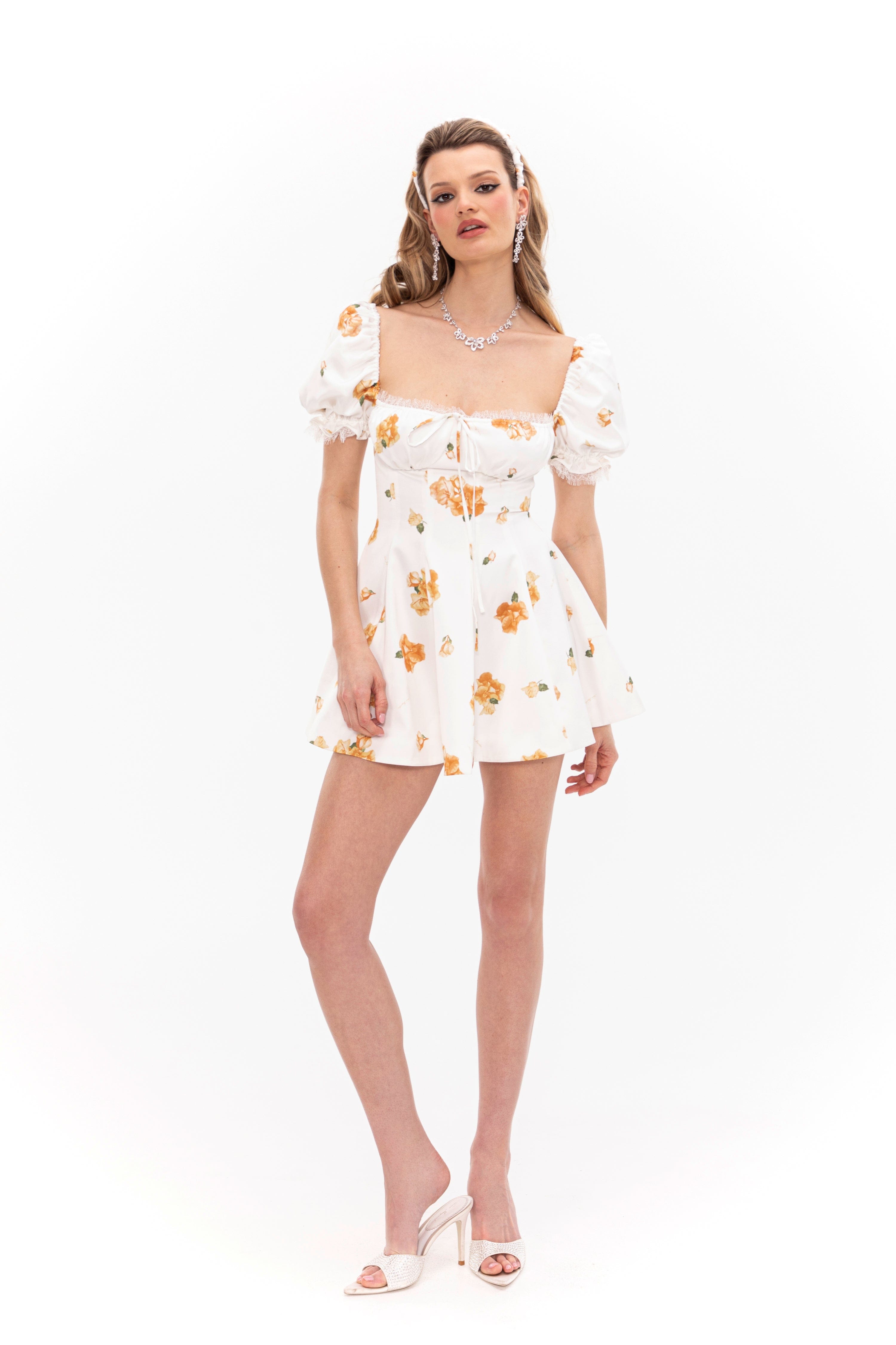 Theodora Dress (Floral) made by Nana Jacqueline