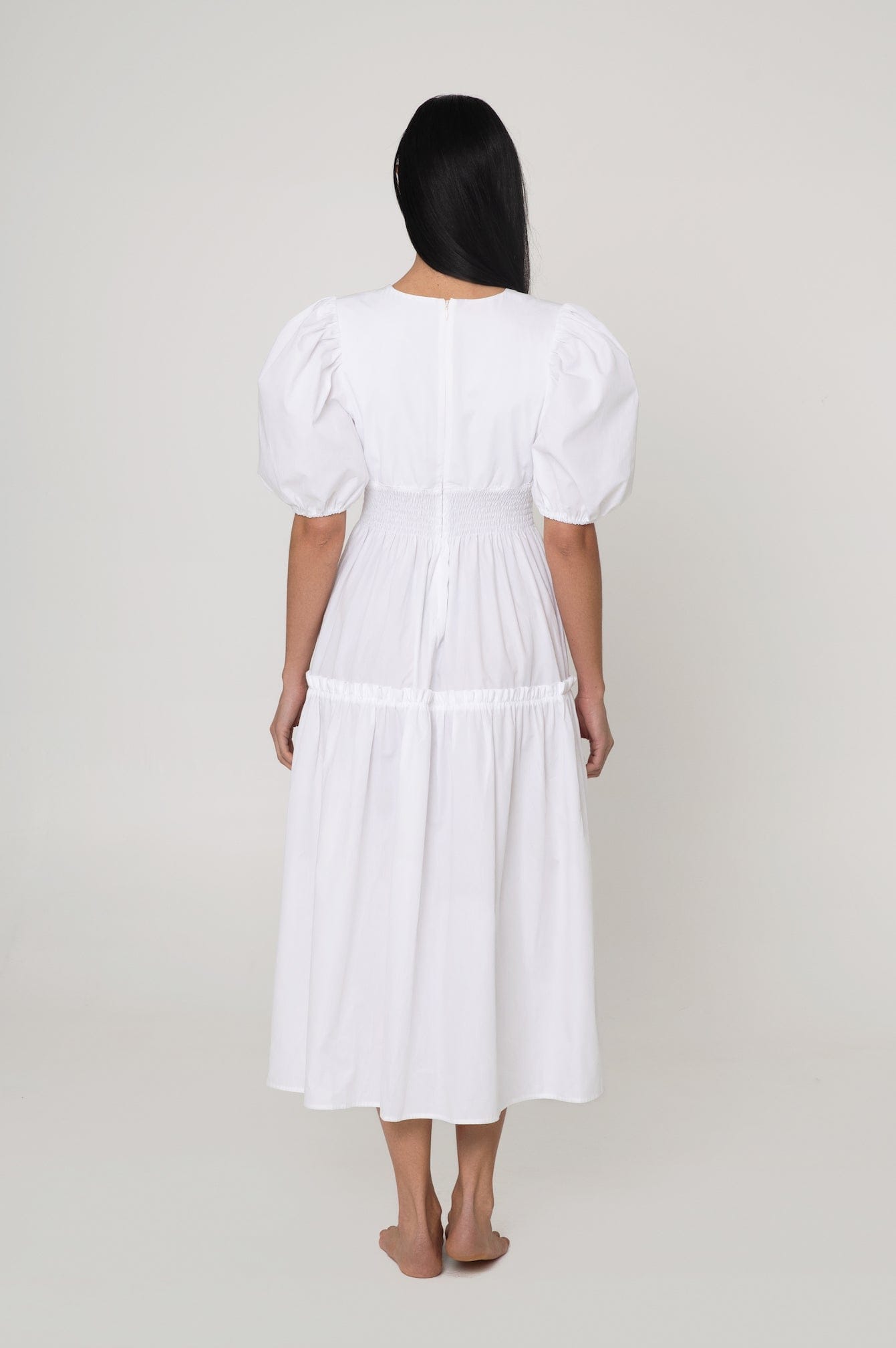 Danielle dress white in White made by MandiBreeze