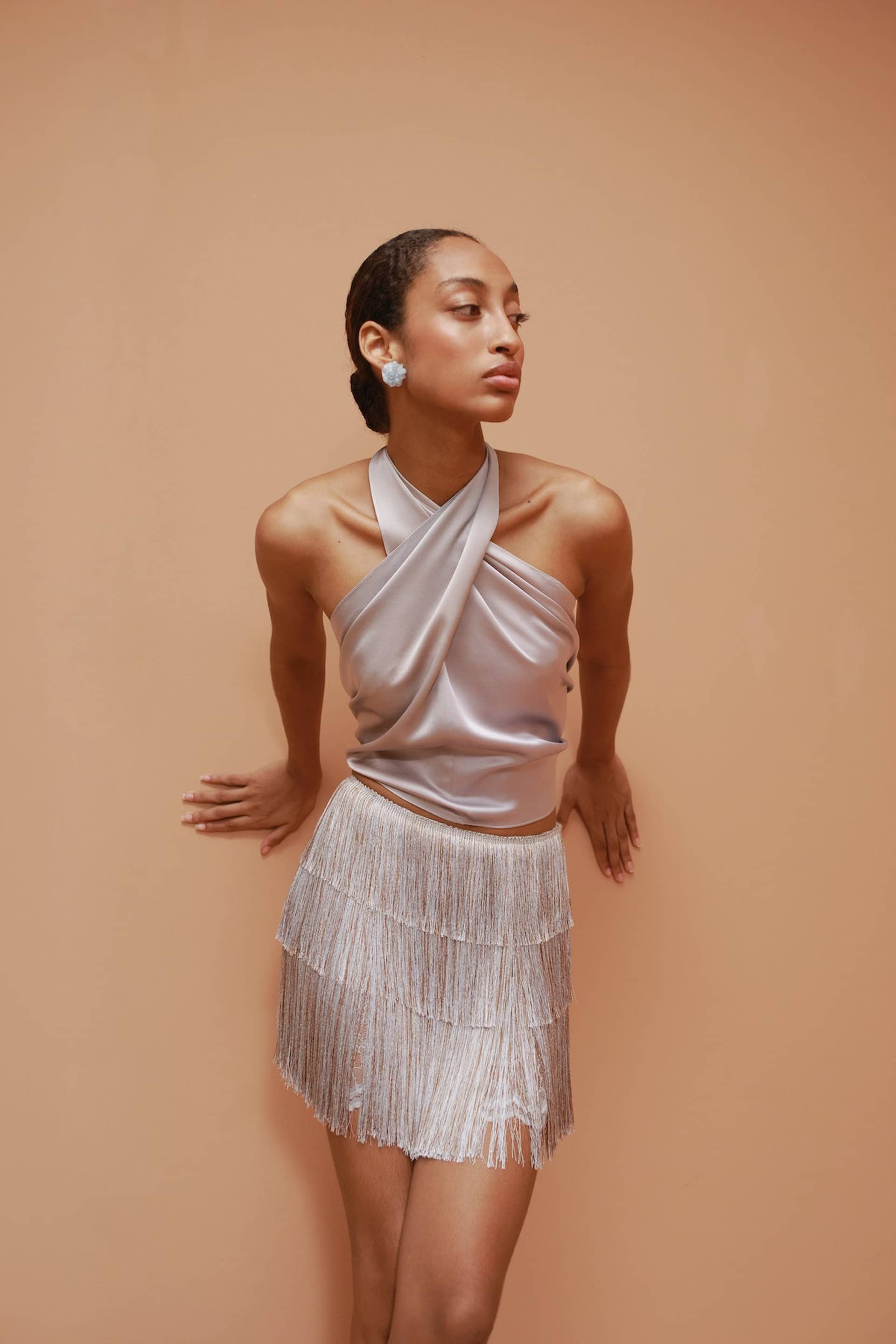 Moonlight Fringe Skirt made by Francesca Miranda