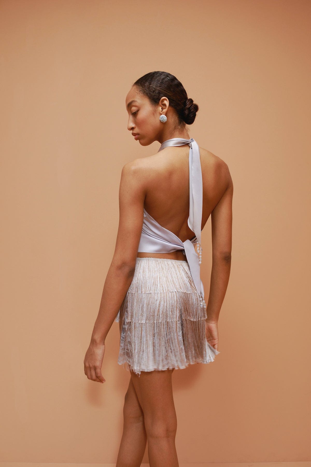 Moonlight Fringe Skirt made by Francesca Miranda