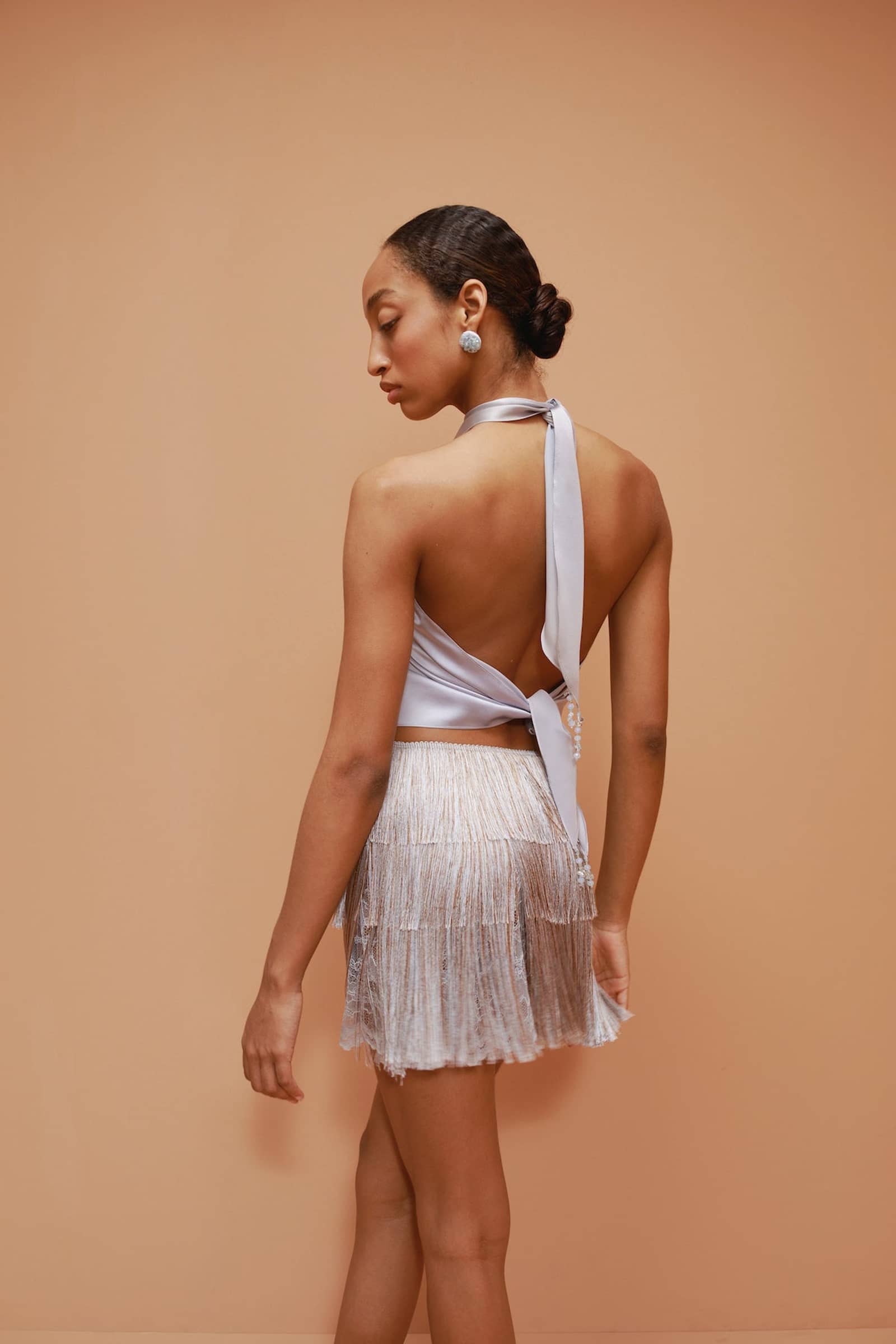 Moonlight Fringe Skirt made by Francesca Miranda