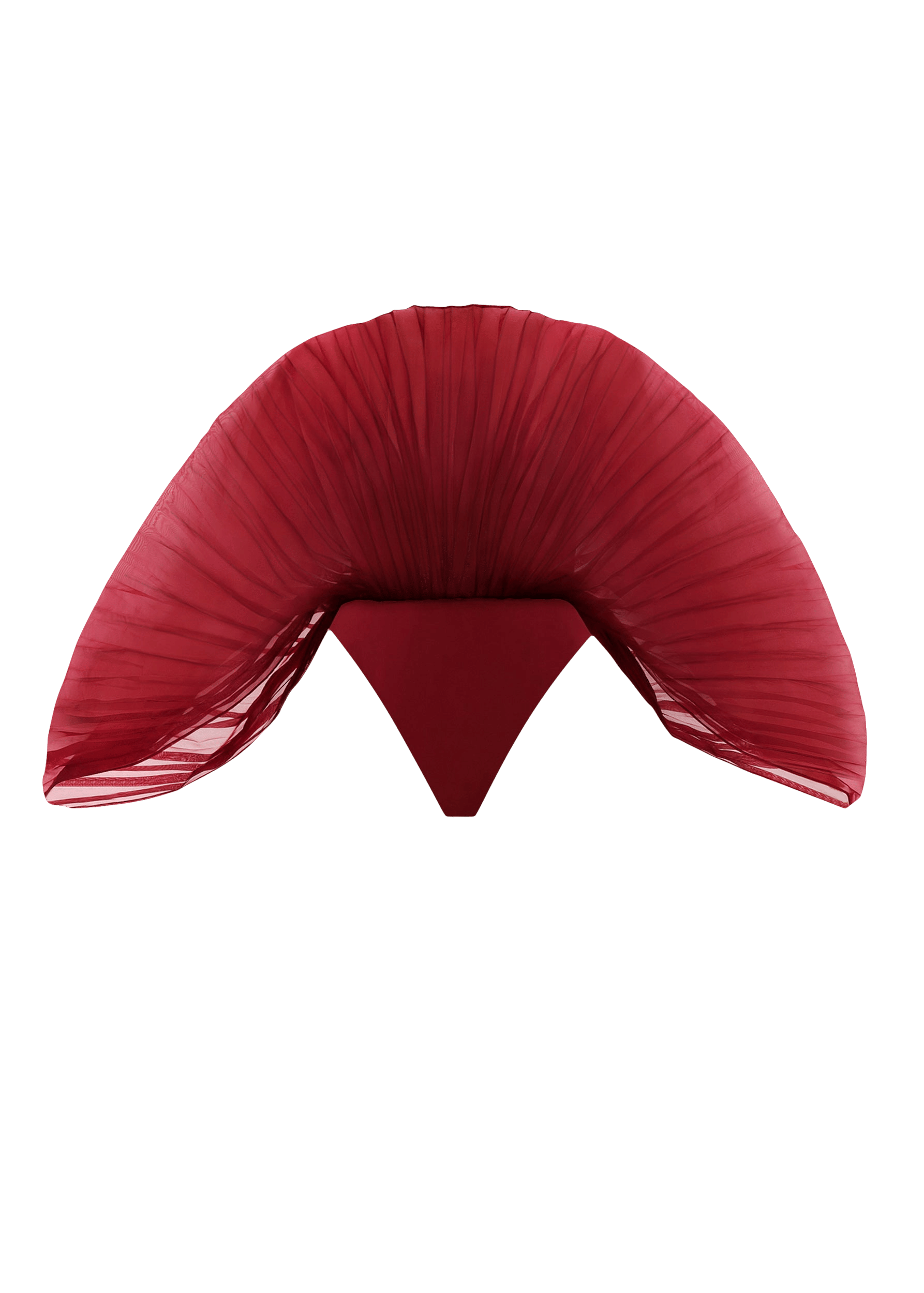 SOMBRA BODYSUIT - WINE made by Andrea Iyamah