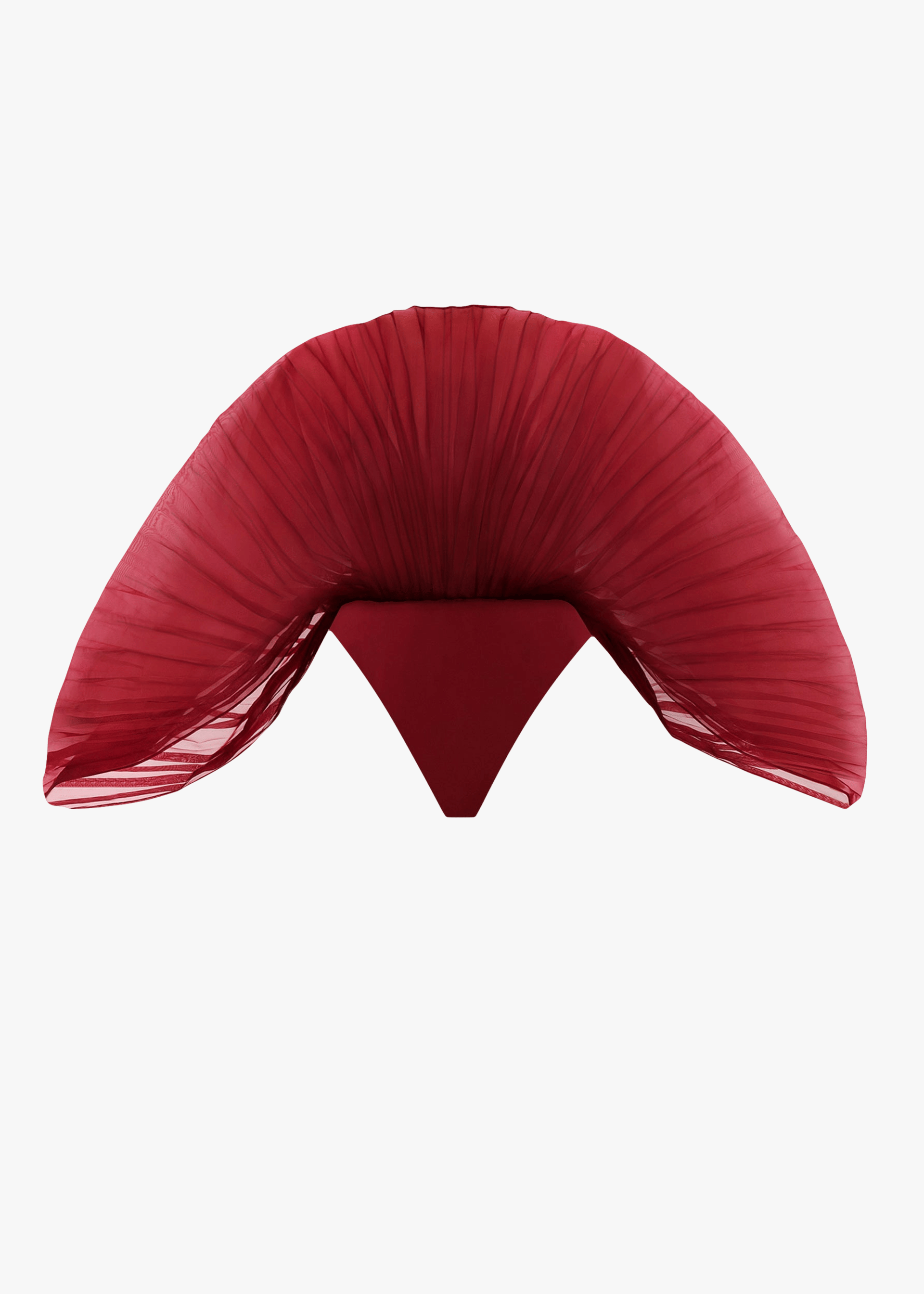 SOMBRA BODYSUIT - WINE made by Andrea Iyamah