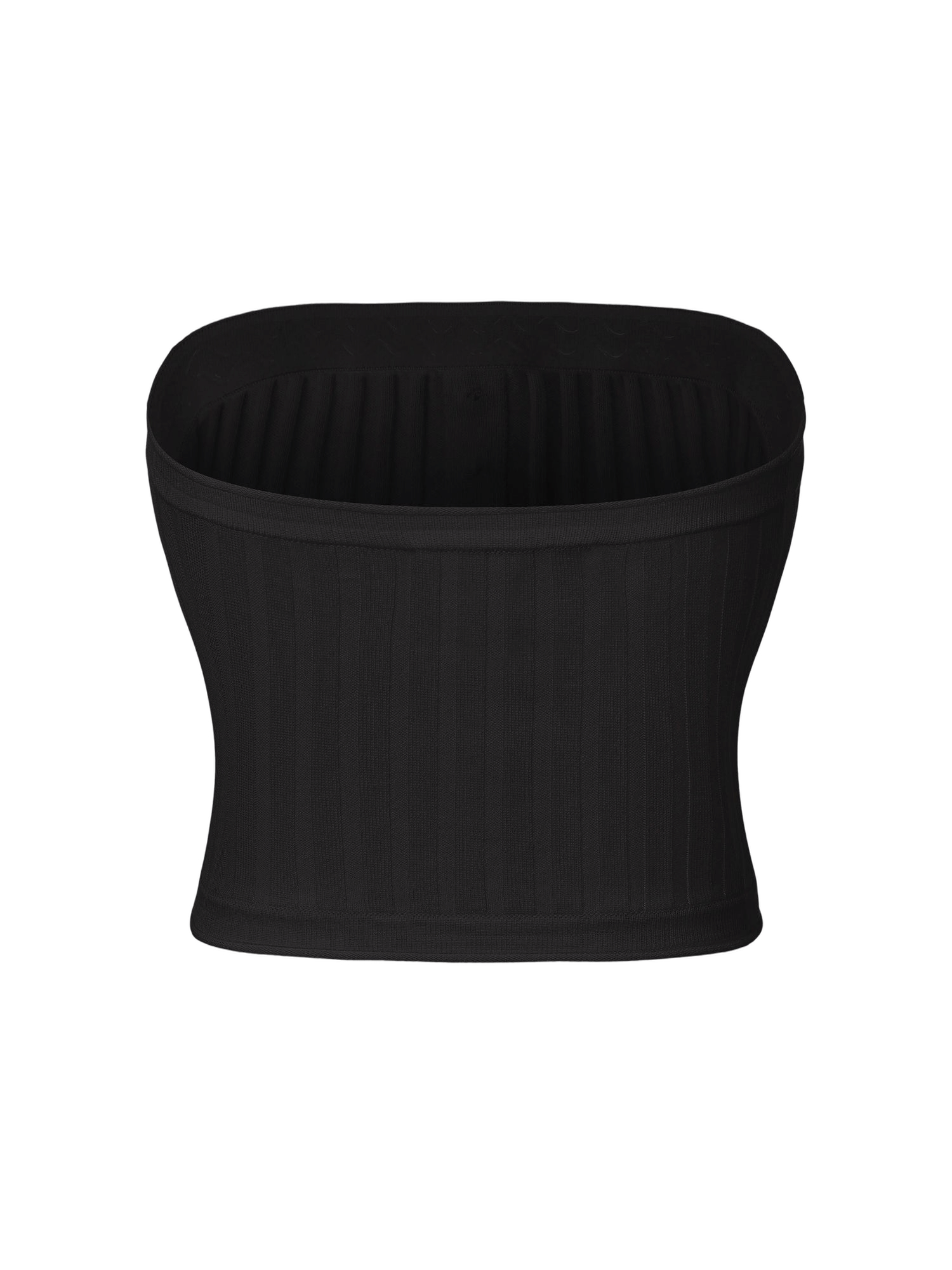 Tessa Black Knit Tube Top made by Nana Jacqueline