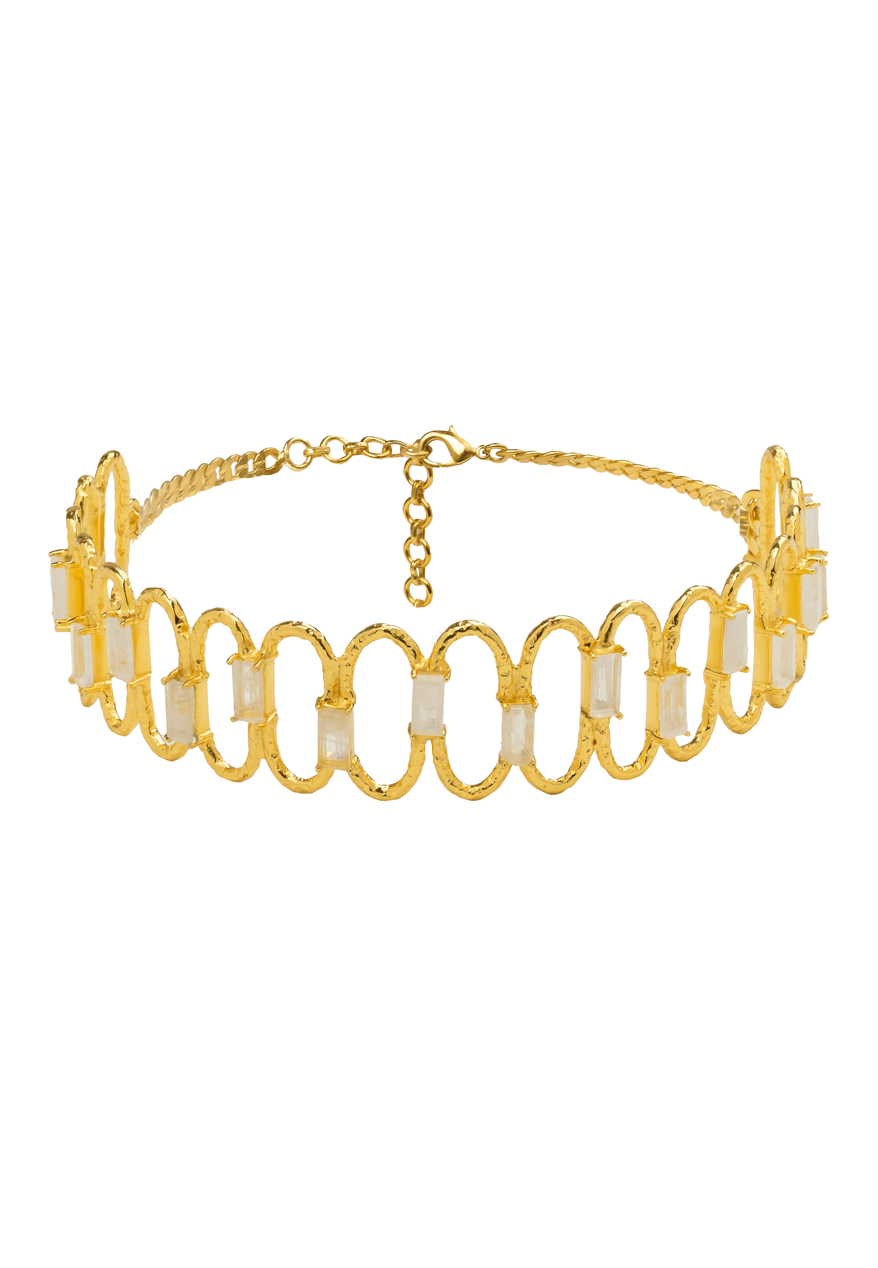 Choker Dorado Rígido Rinaldi made by Lavani Jewels