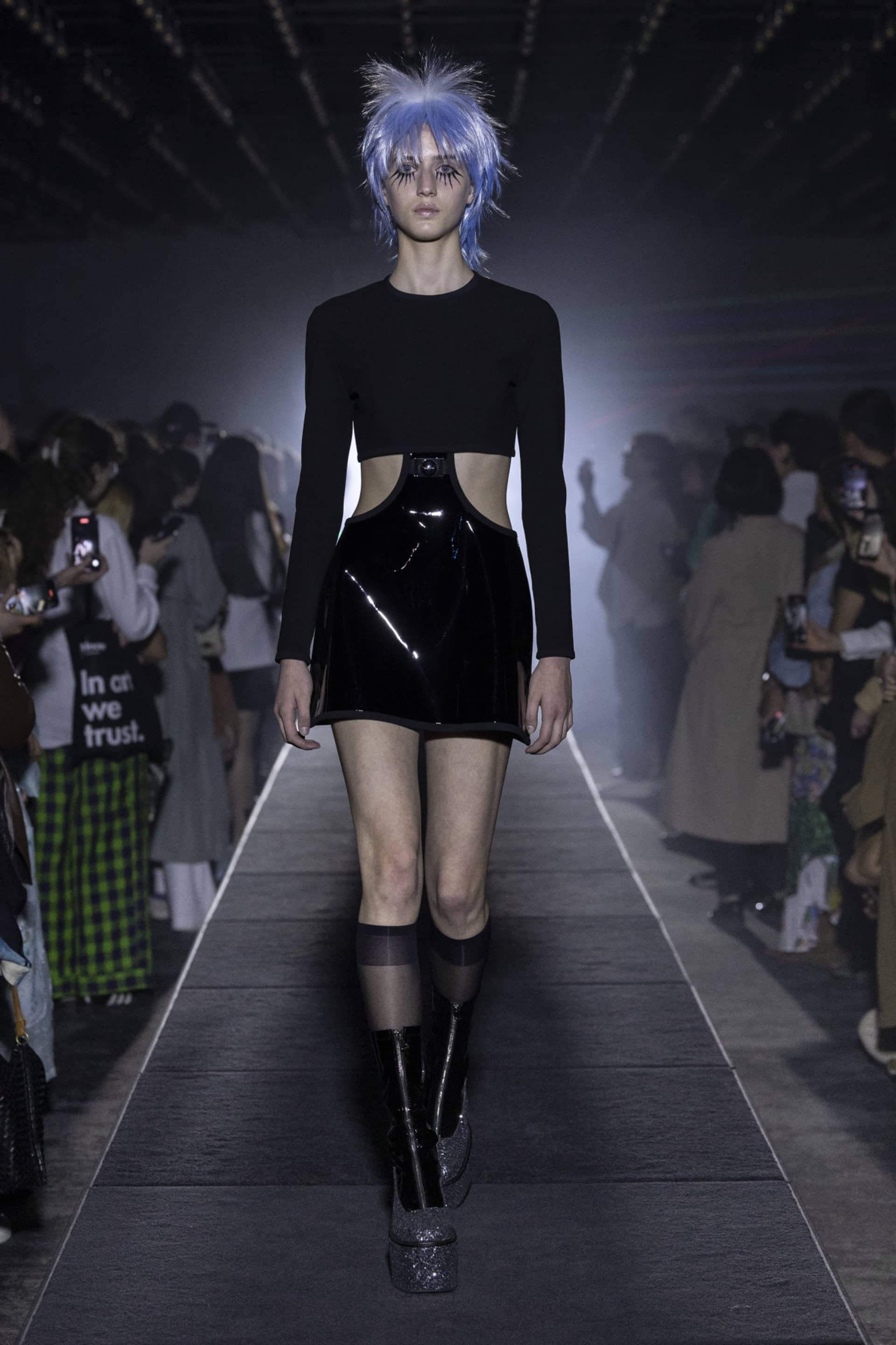 CUTOUT MINI DRESS made by KEBURIA