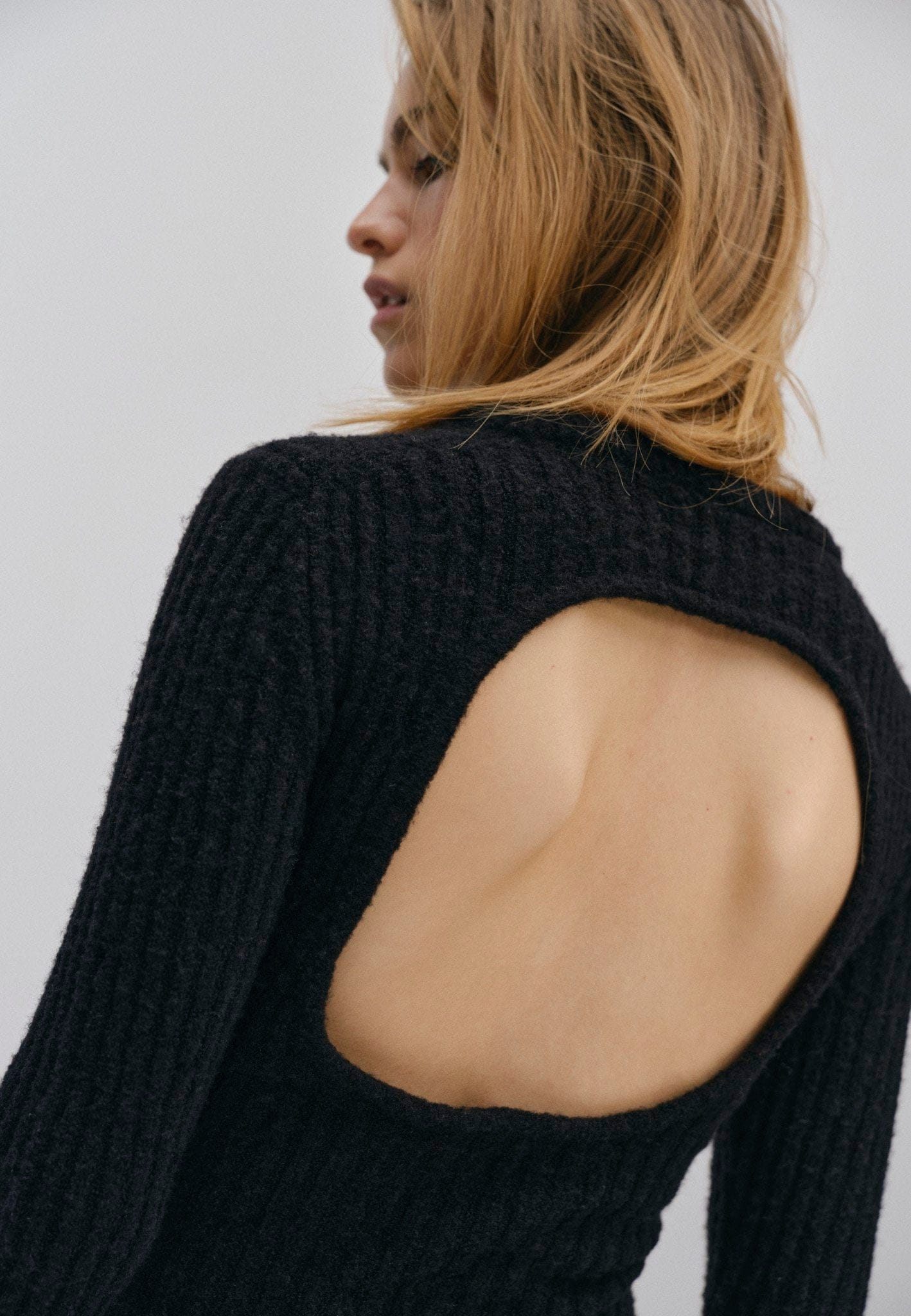 Lima Knit Blouse - Black made by HERSKIND