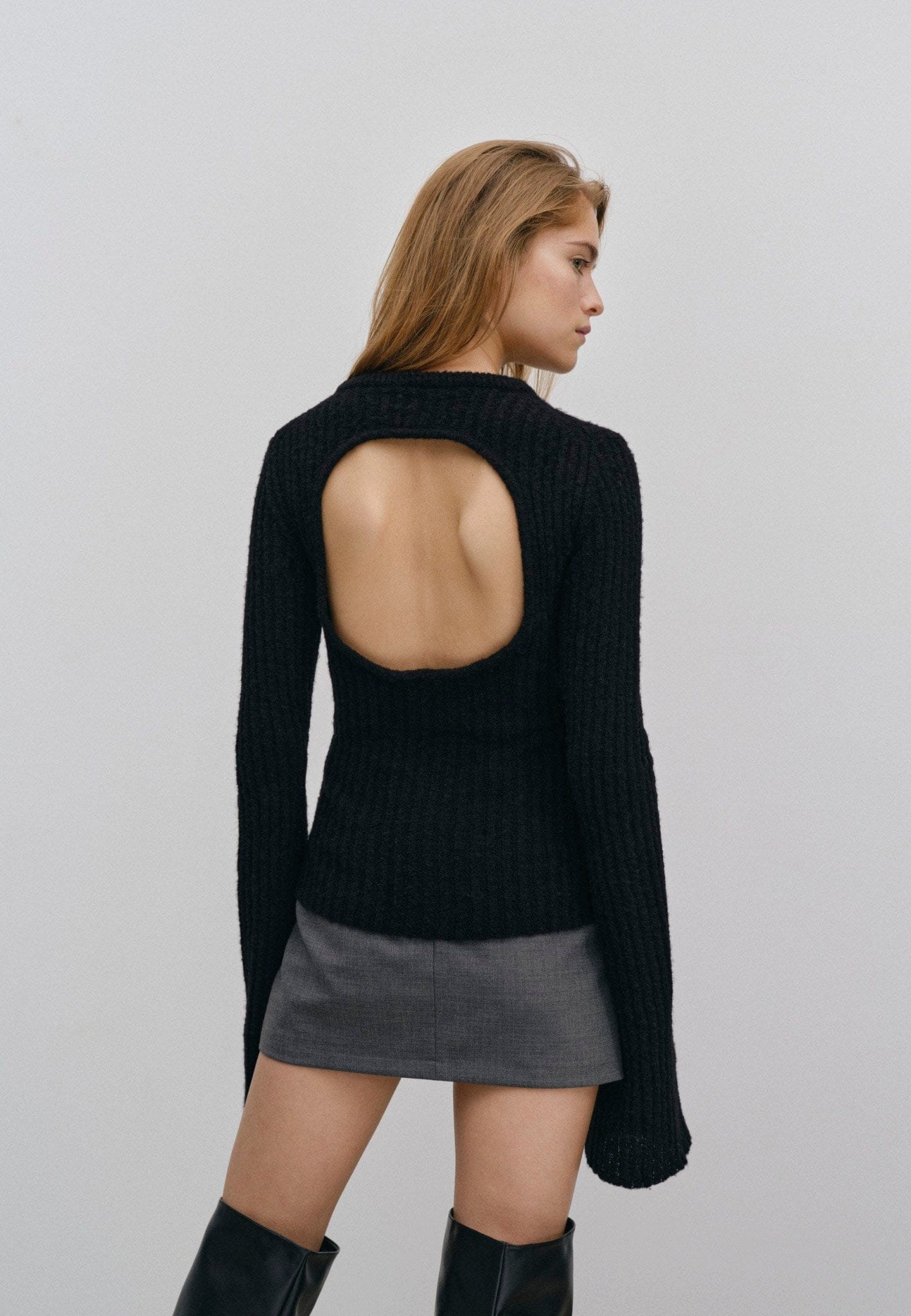 Lima Knit Blouse - Black made by HERSKIND