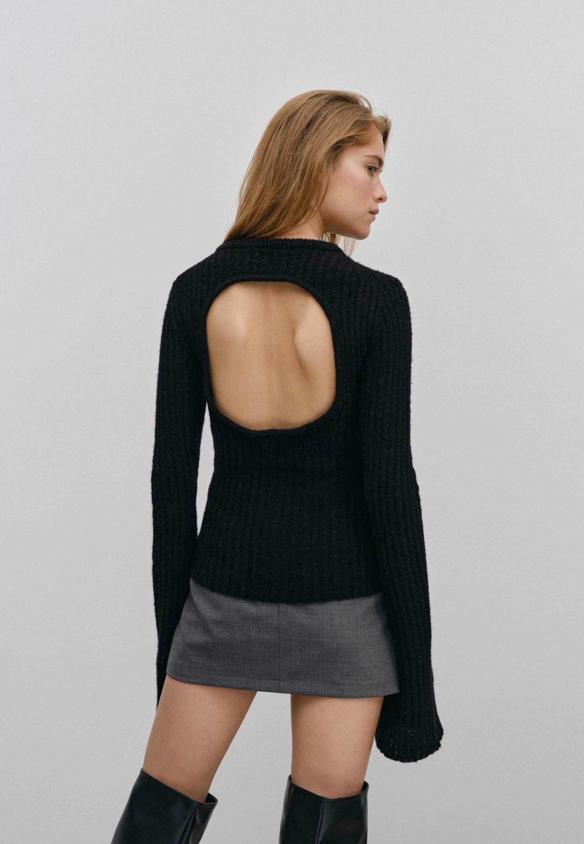Lima Knit Blouse - Black made by HERSKIND