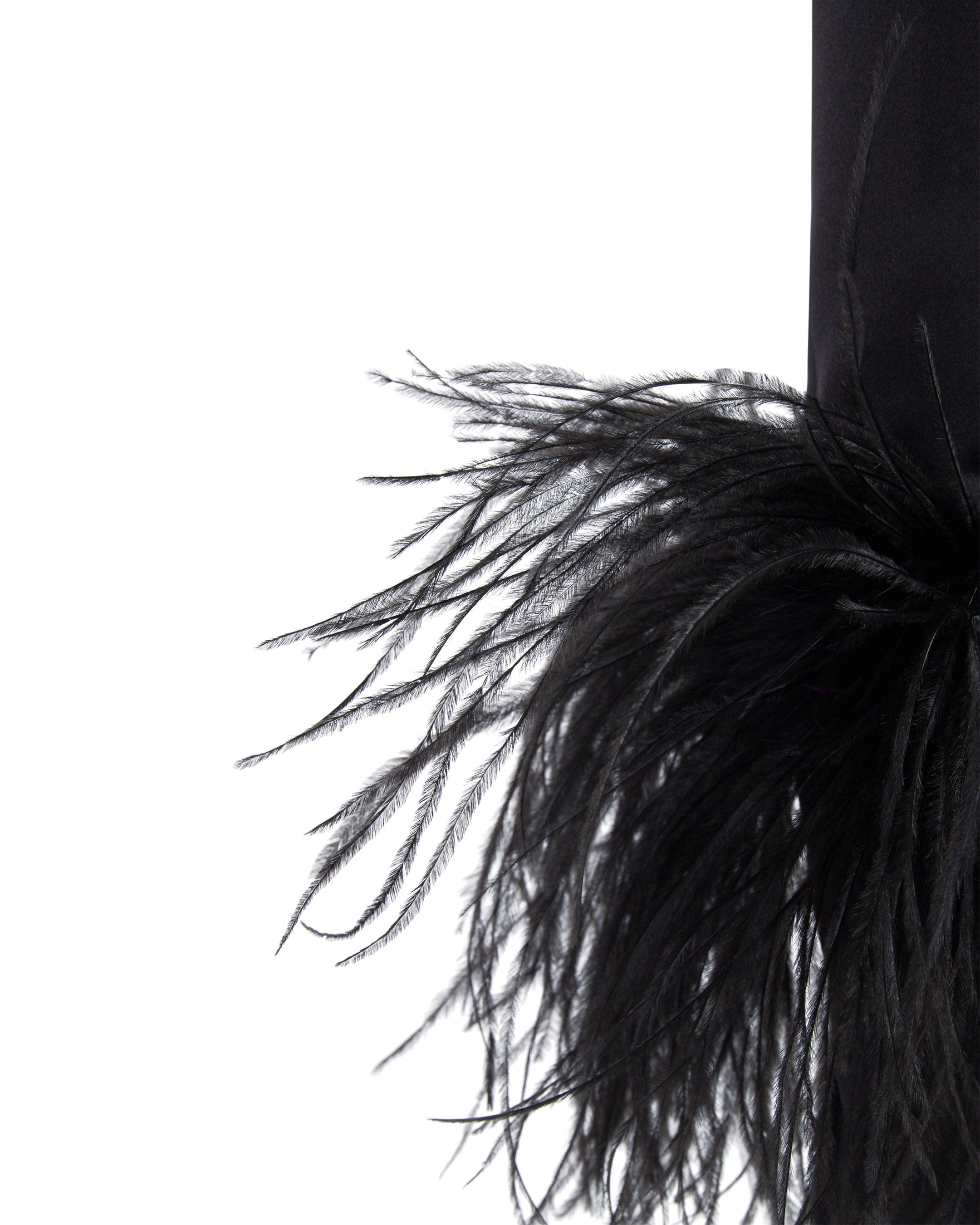 Long Feather Gloves made by ONORI