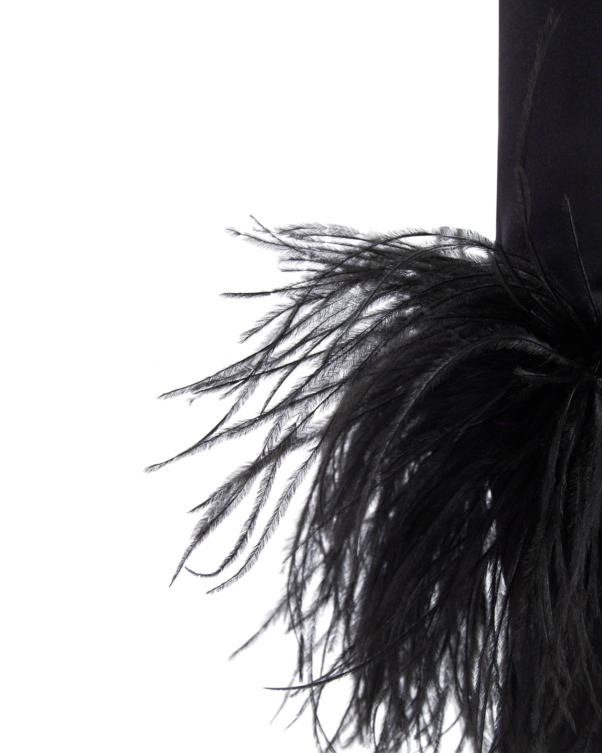 Long Feather Gloves made by ONORI