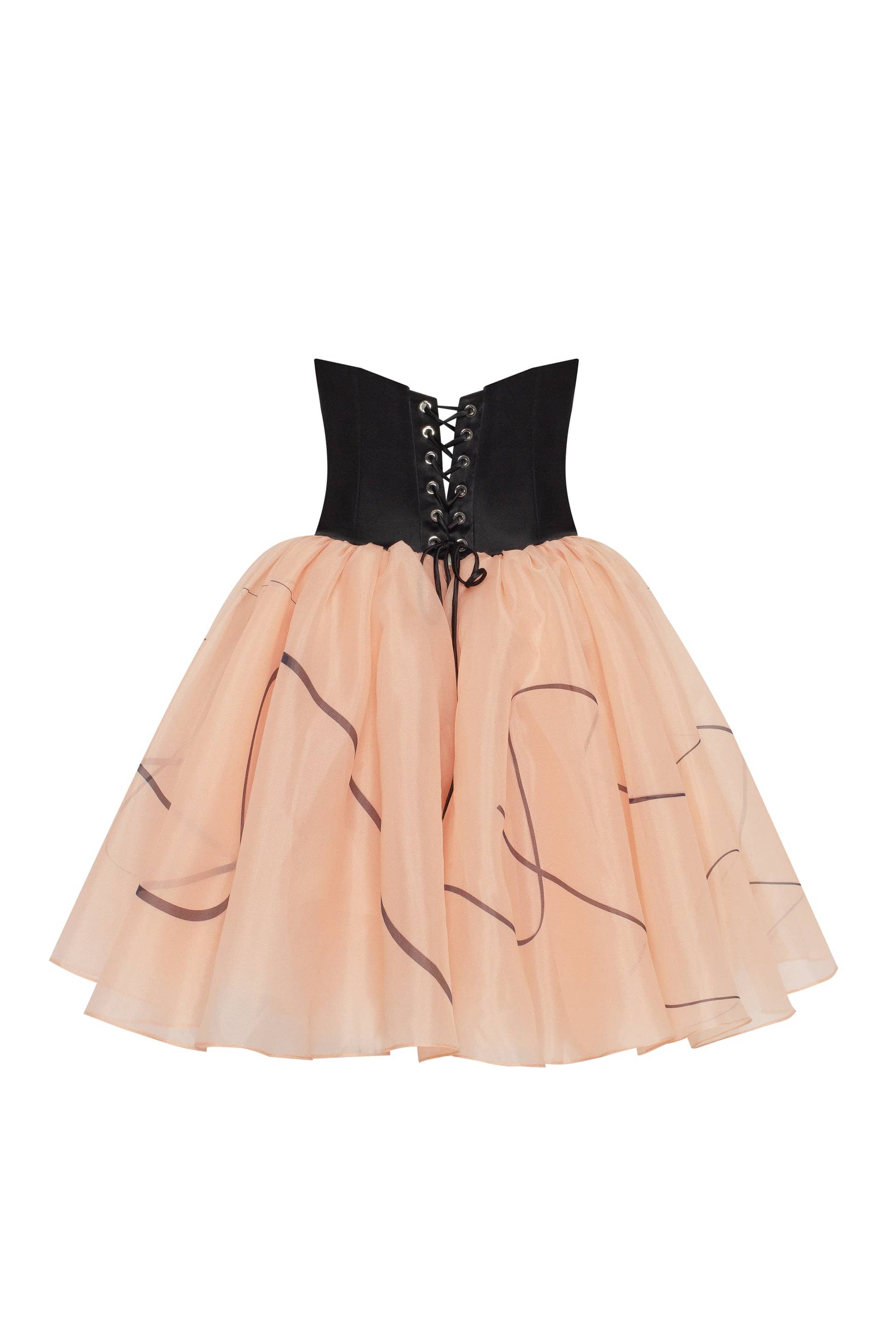 Puffy mini dress with Milla's signature, Xo Xo made by Milla