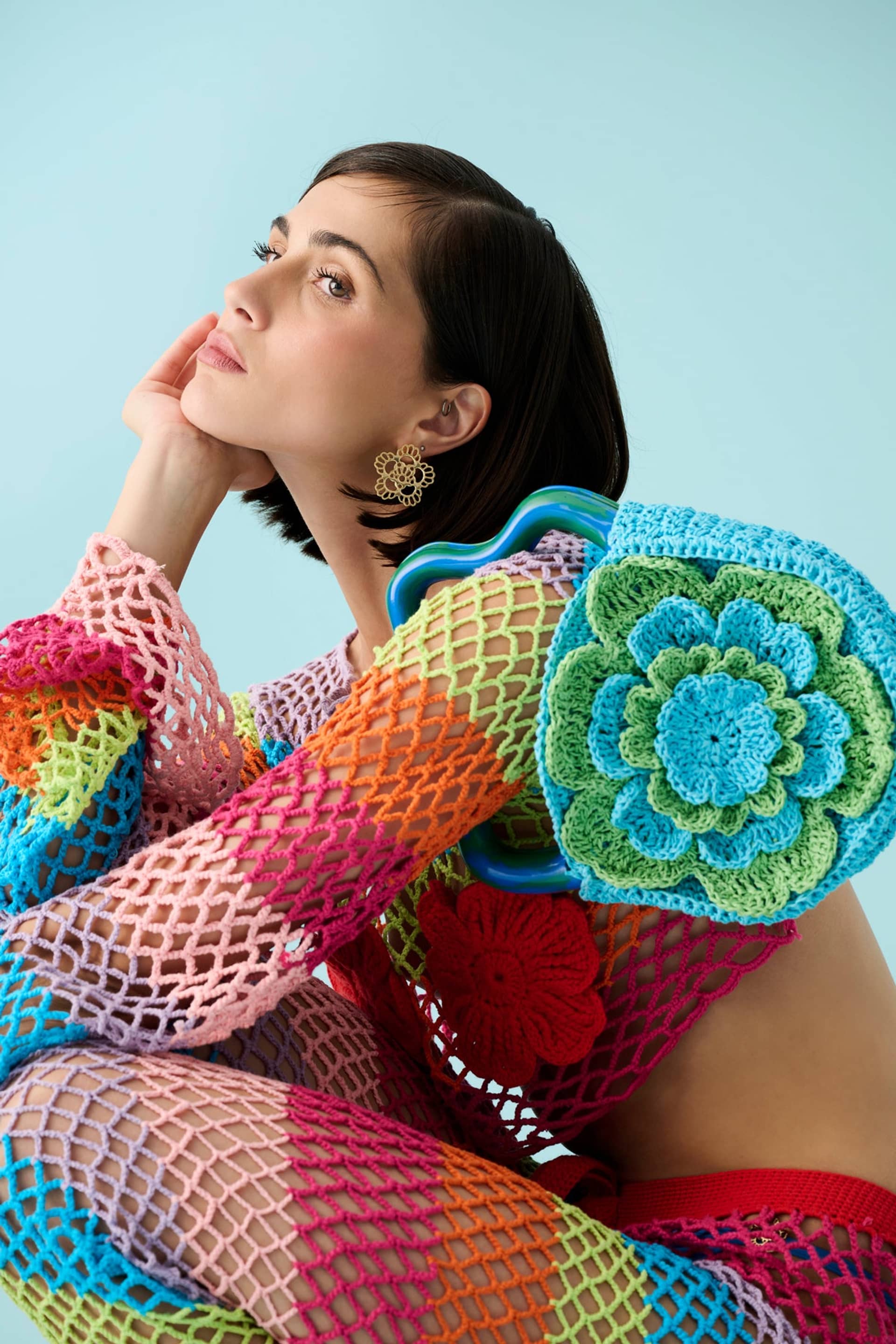 Ocean Blue Bag made by Declara