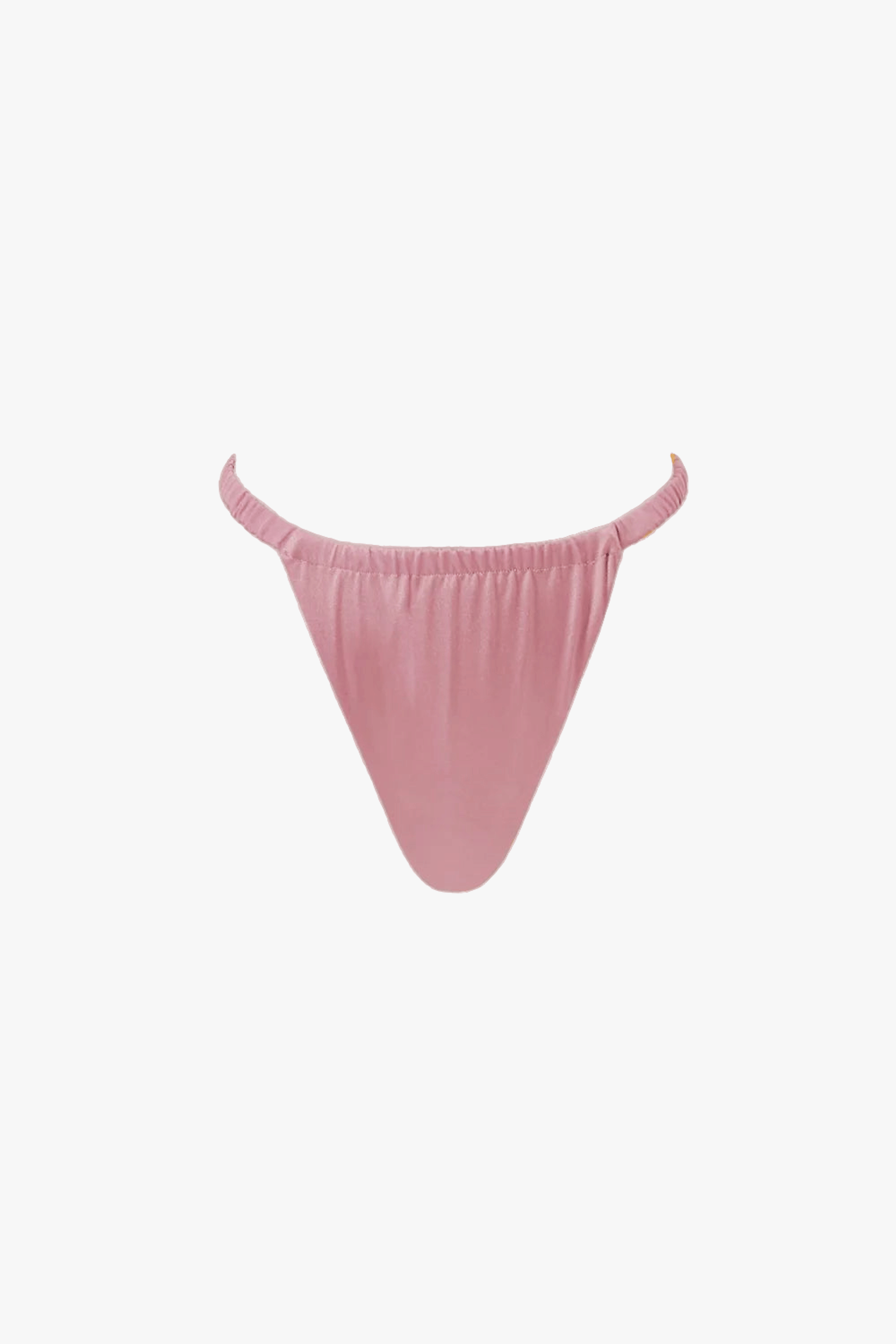 Sofia Bikini Bottoms in Pink Musk made by Decolet The Label