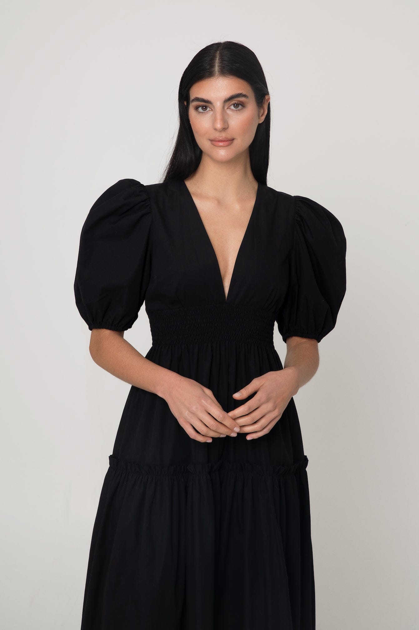 Danielle dress black in Black made by MandiBreeze