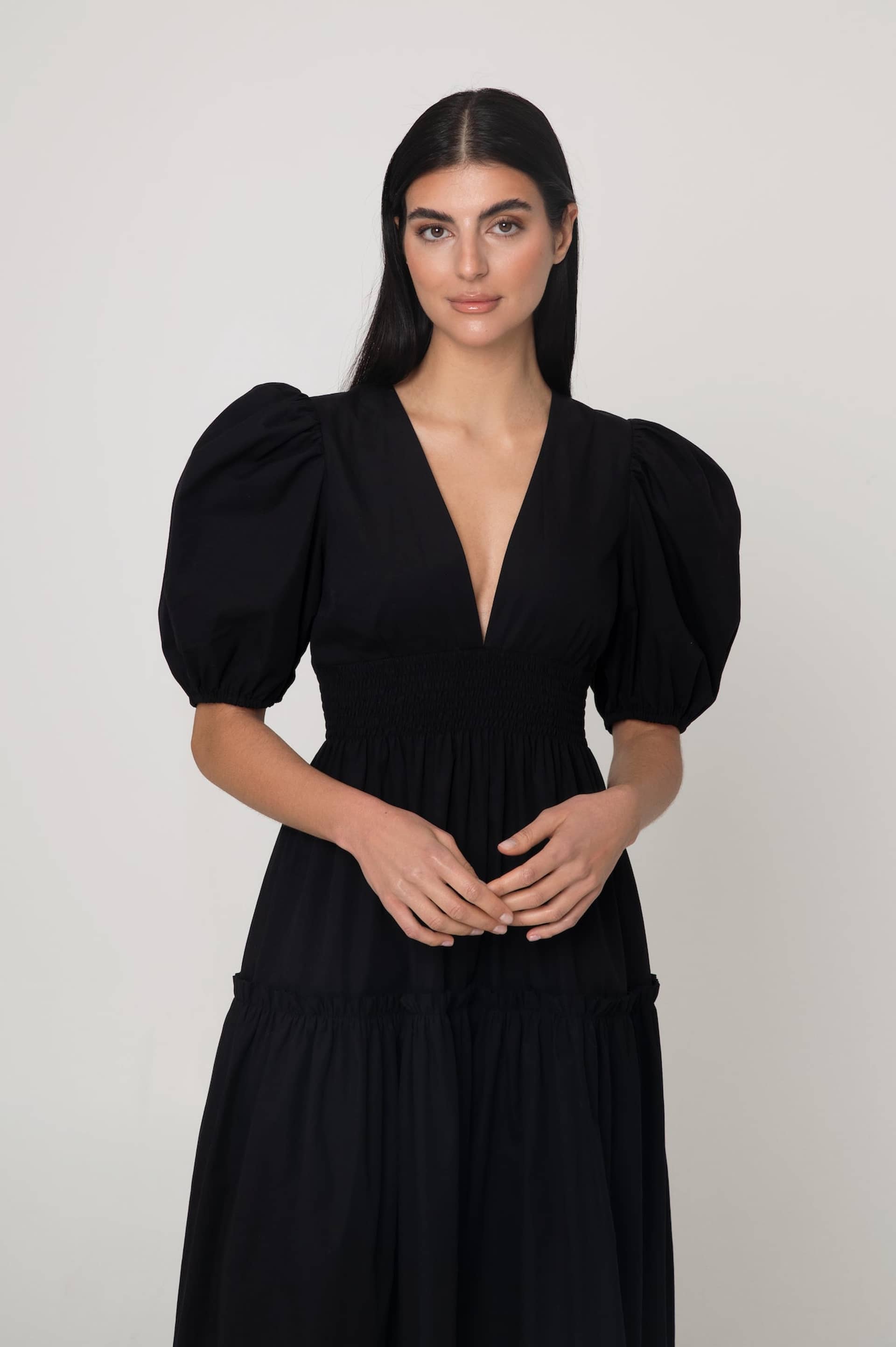 Danielle dress black in Black made by MandiBreeze