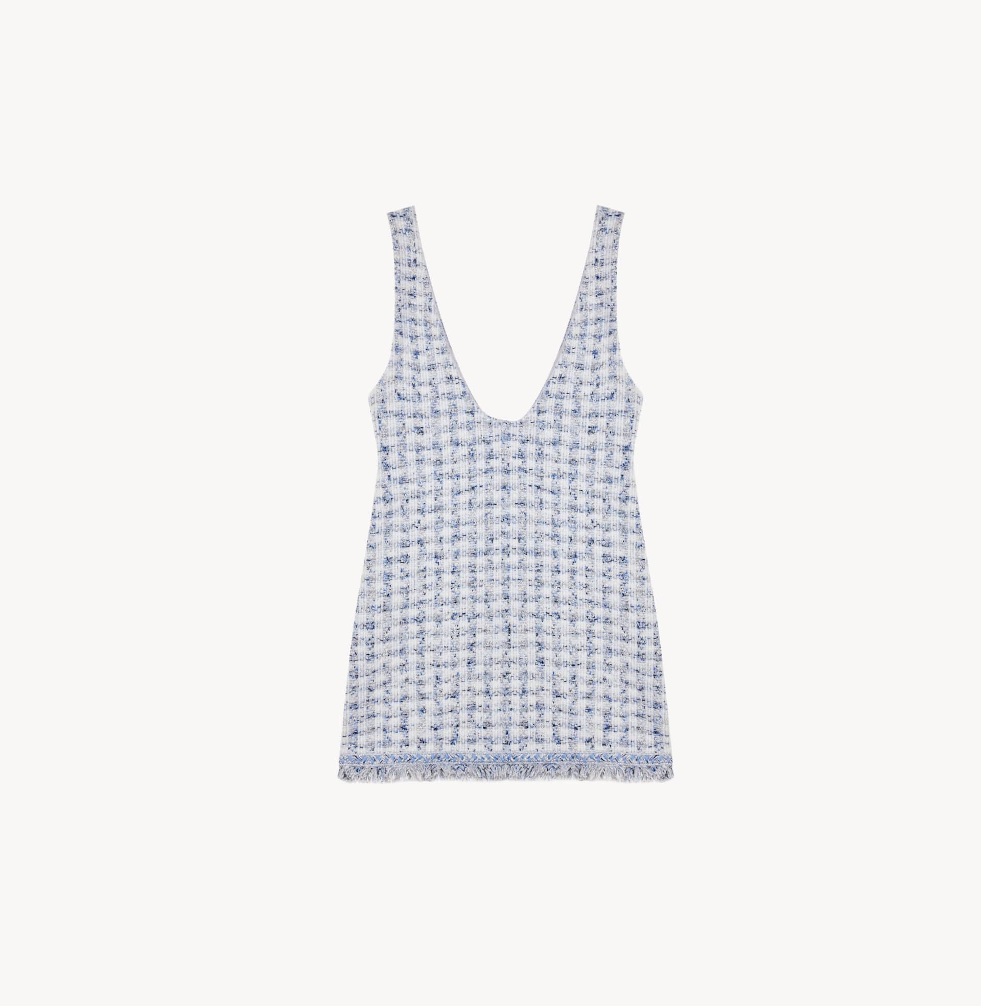 HOUNDSTOOTH VEST DRESS made by CRUSH Collection