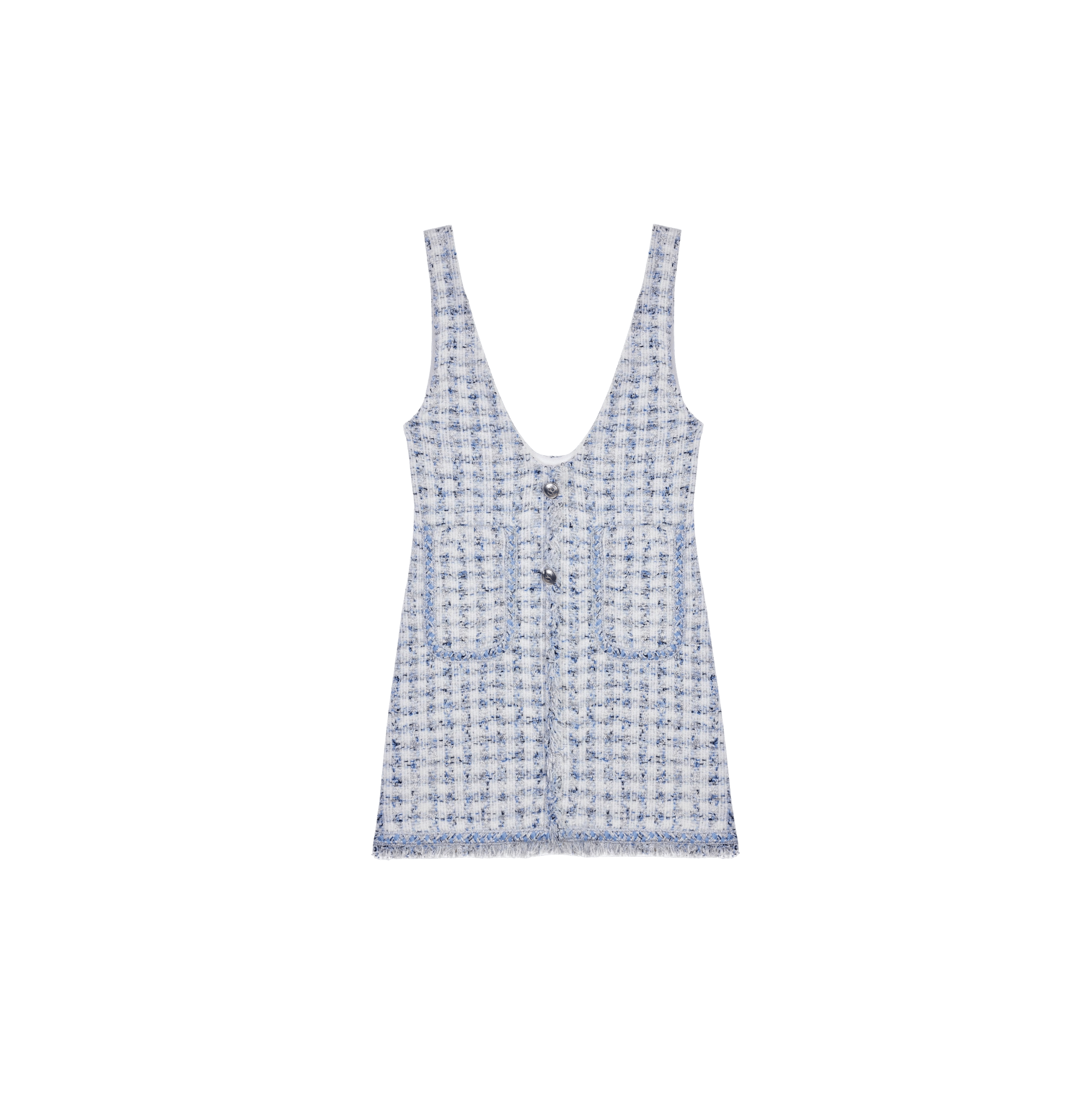 HOUNDSTOOTH VEST DRESS made by CRUSH Collection