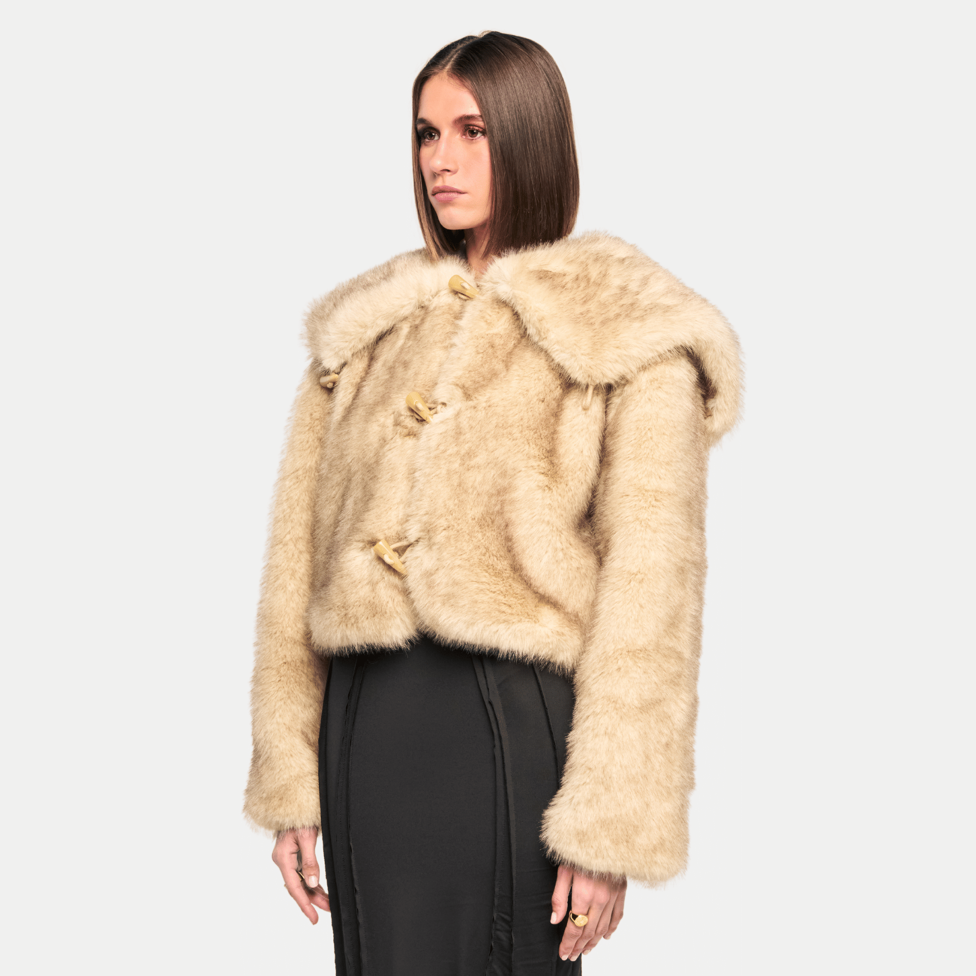 HAMILTON Fox Crop Jacket made by OW Collection