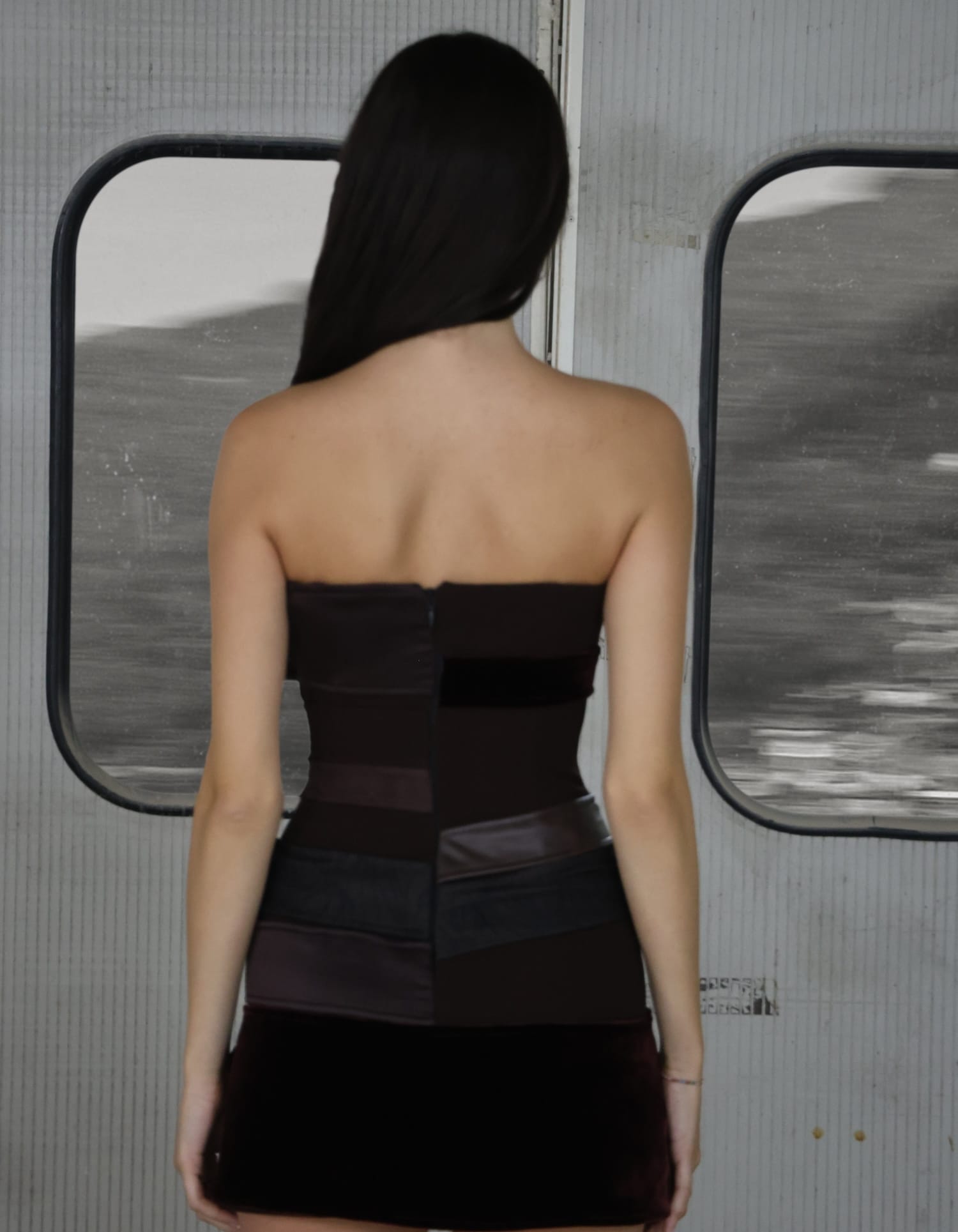 ANDRA Buttons Mini Dress made by MAET