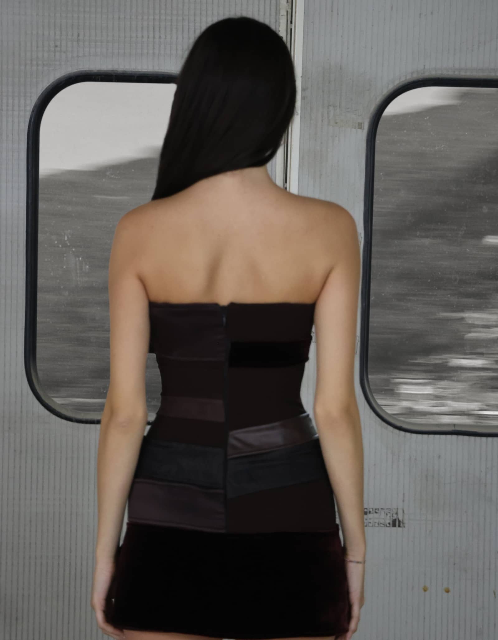 ANDRA Buttons Mini Dress made by MAET