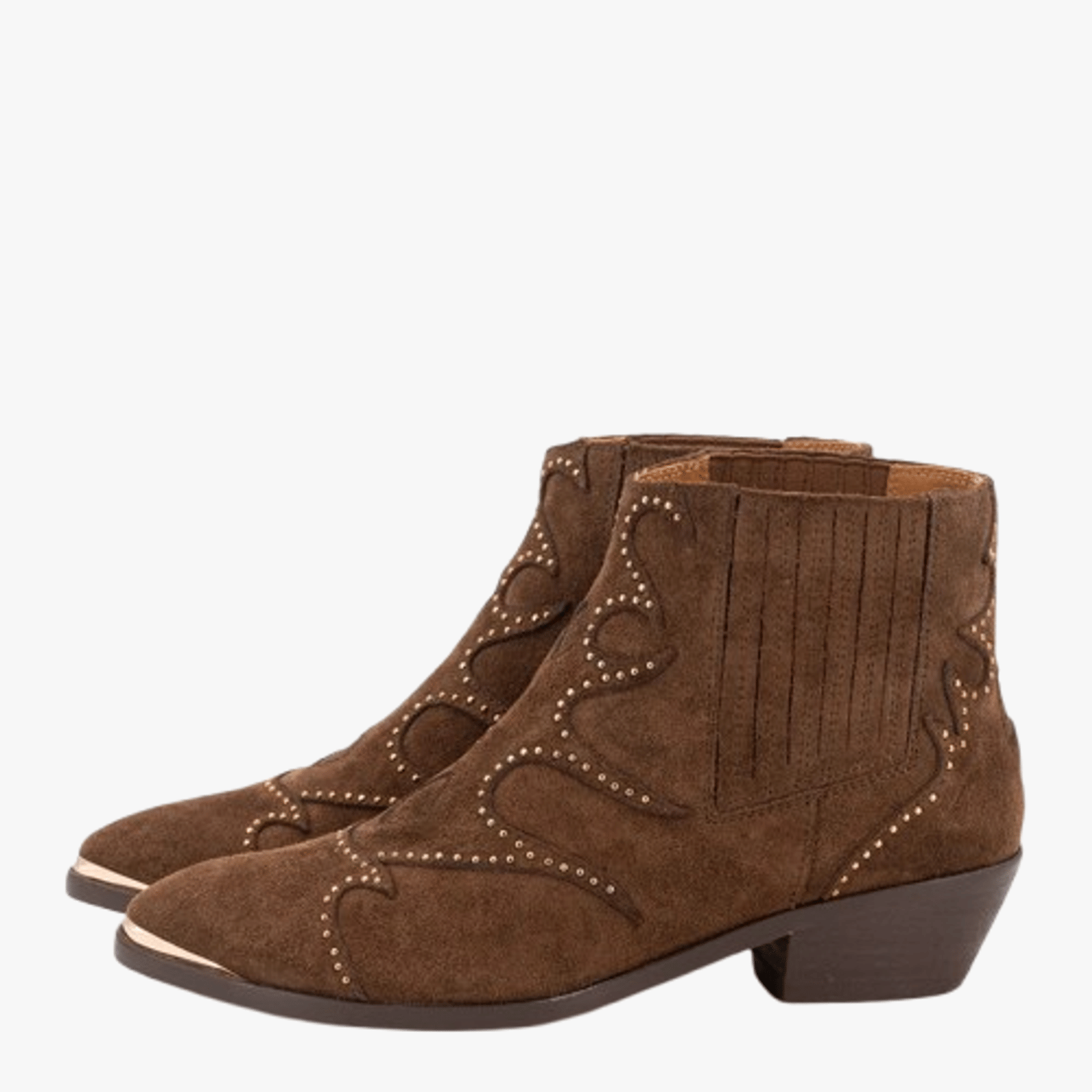 SONIA PUNK WESTERN ANKLE BOOTS made by Toral