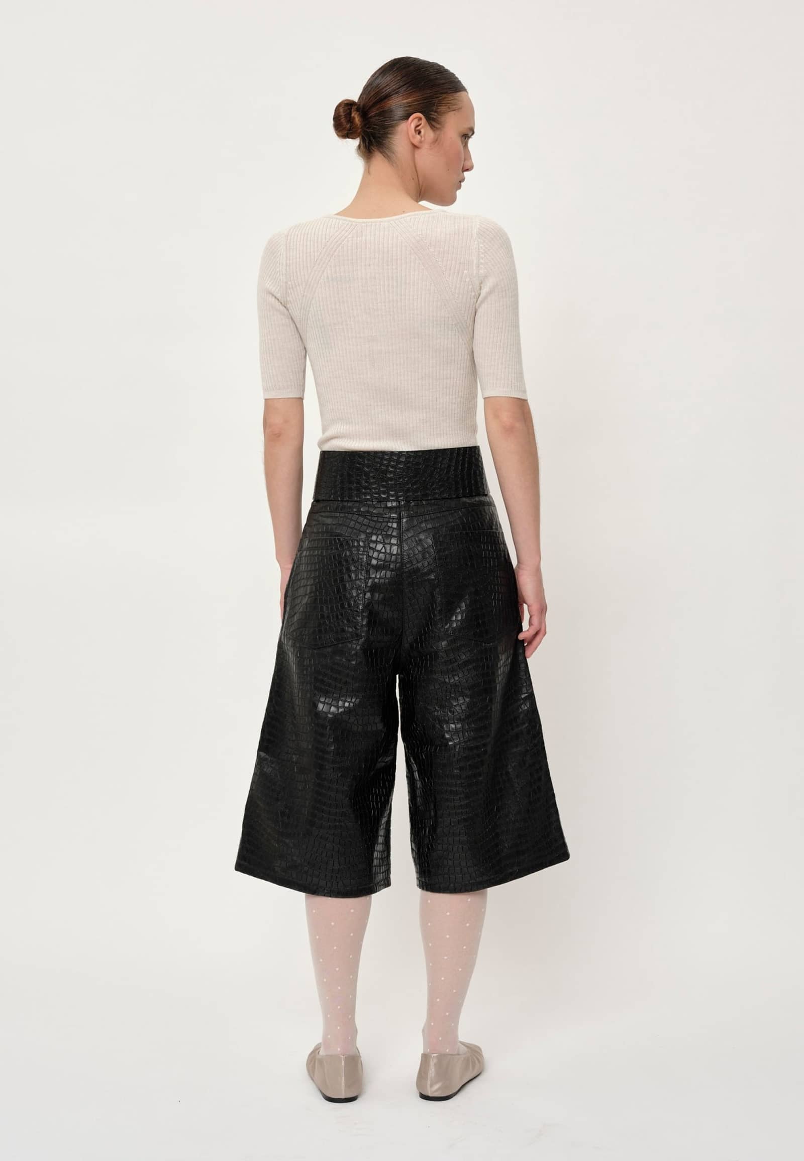 Agnes Knit Blouse - Off White made by HERSKIND