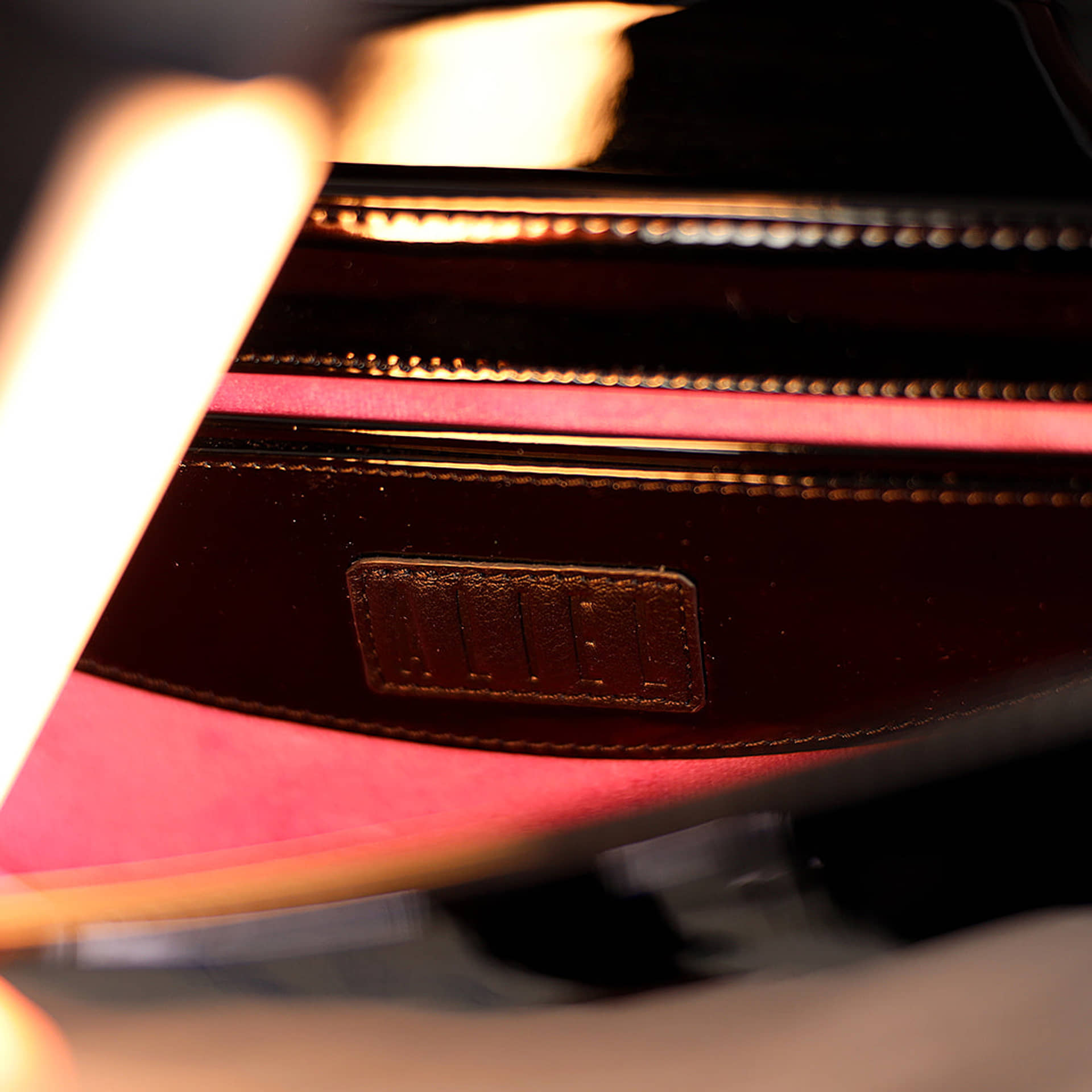 Nadira - Patent Black - Shoulder Bag made by ALIEL