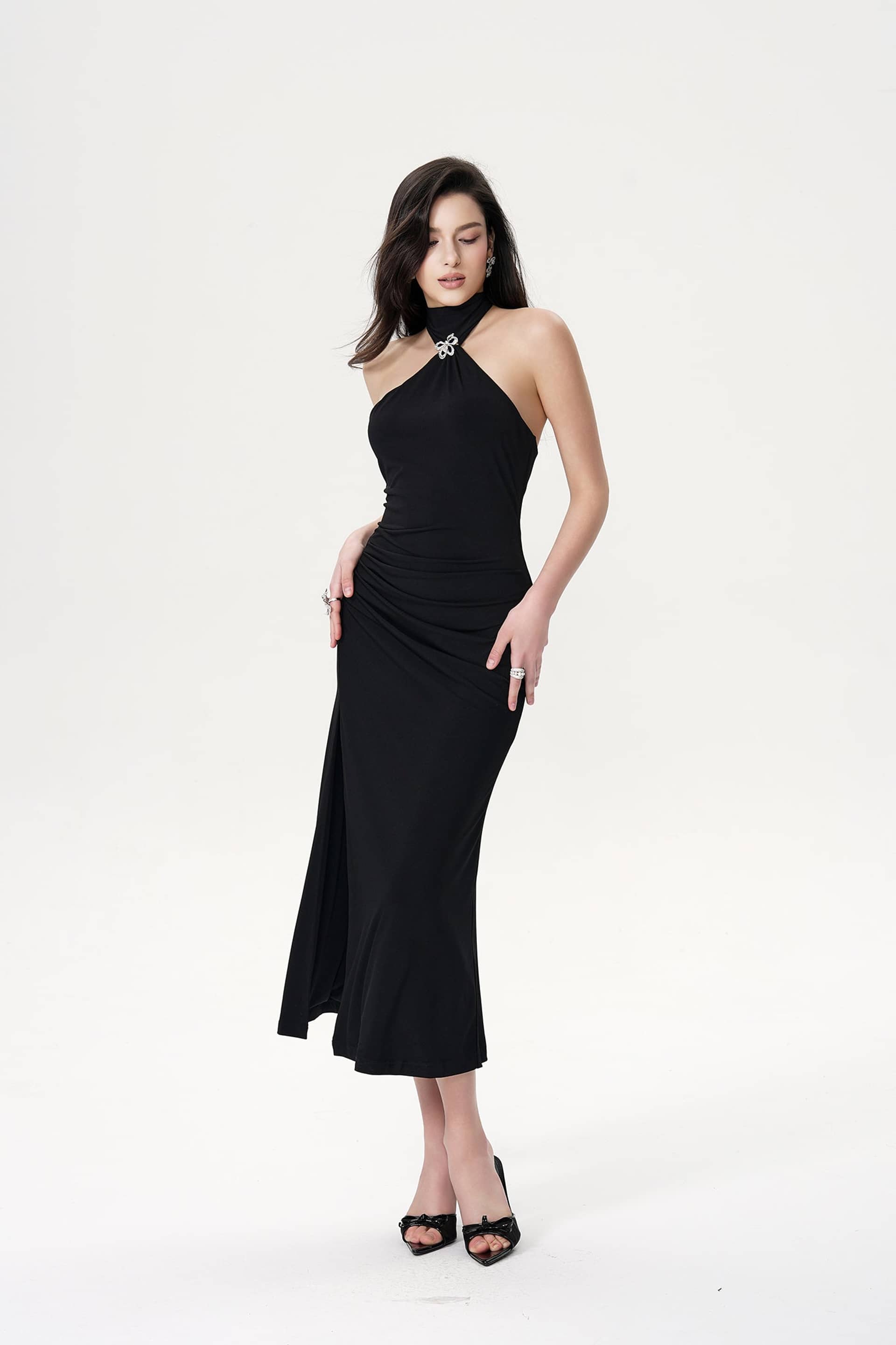 Eliana Dress (Black) made by Nana Jacqueline